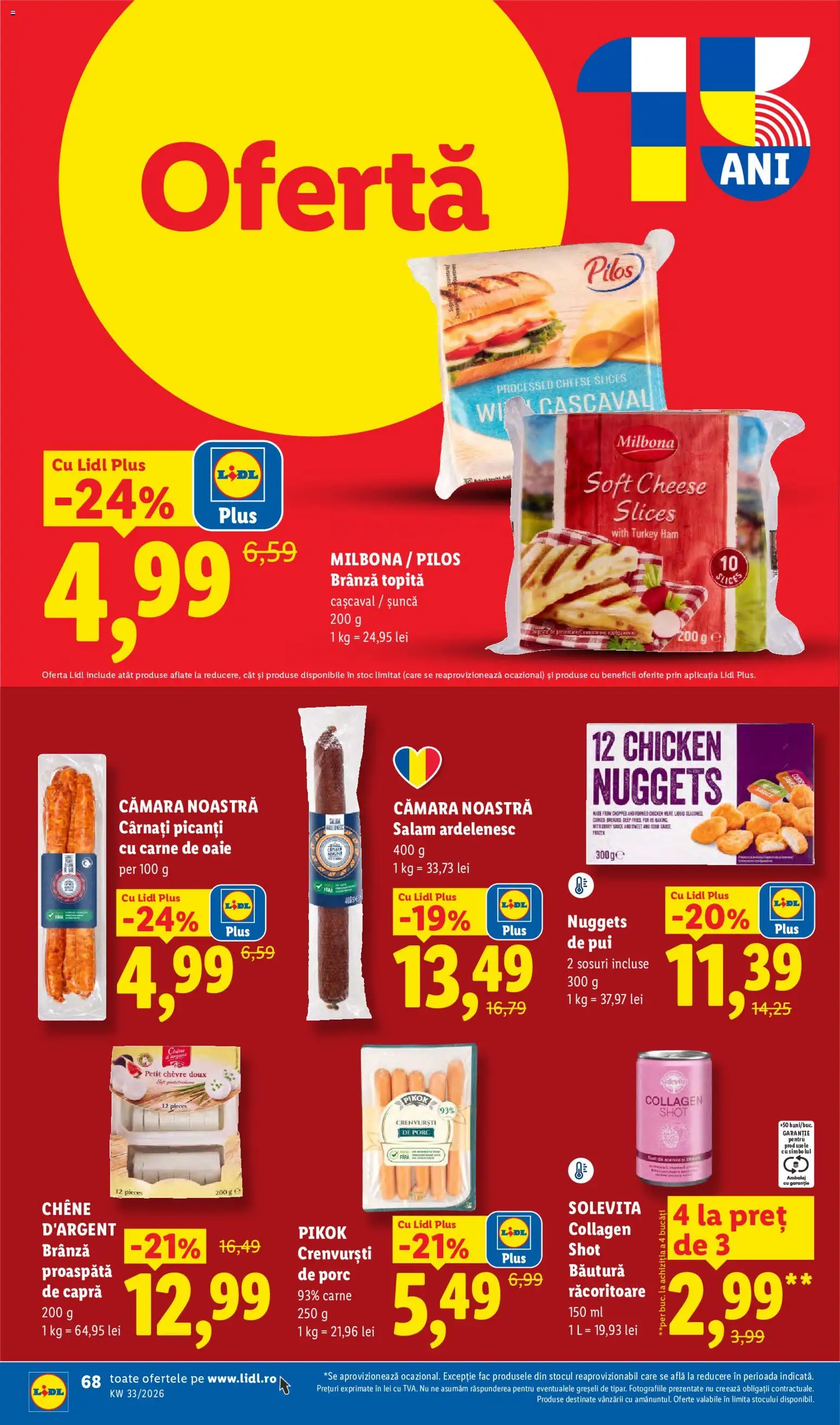 Catalog LIDL 10 - 15 August 2026 | Pagina 68 | Produse: Toplar, Hacıyatmaz Kedi Oyuncağı, Șuncă, Cârnați