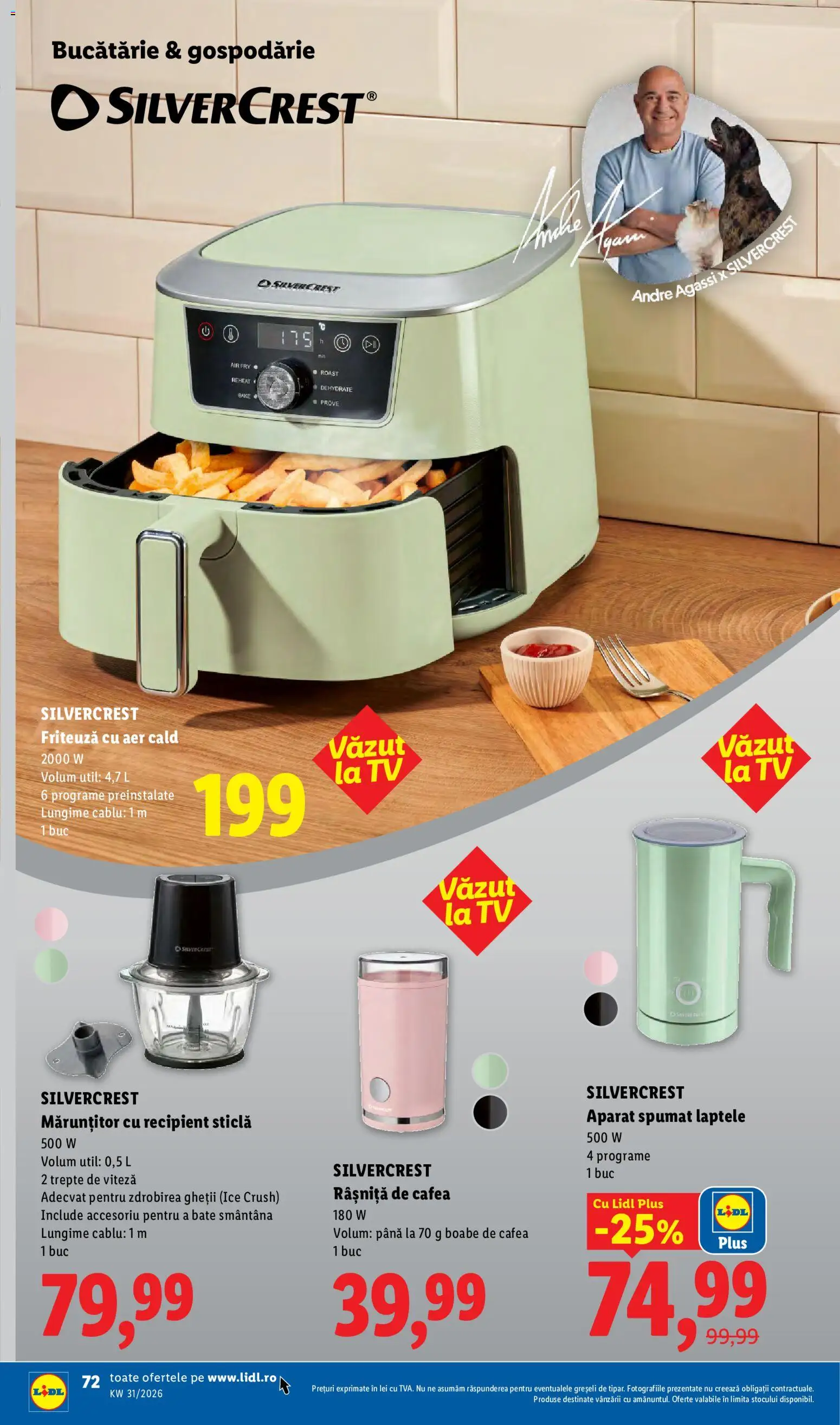 Catalog LIDL 10 - 15 August 2026 | Pagina 72 | Produse: Ginseng, Friteuză, Bucătărie, Cafea
