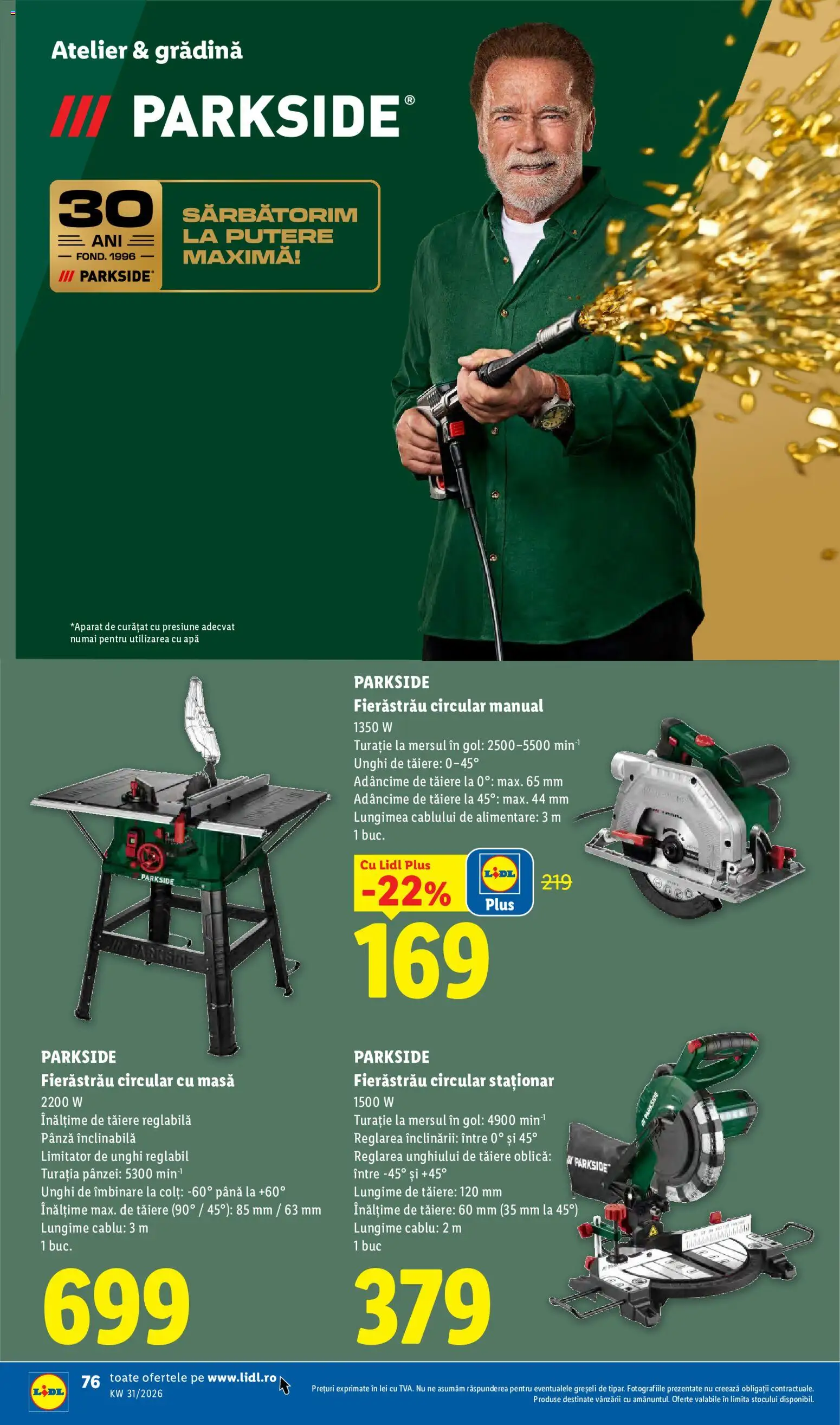 Catalog LIDL 10 - 15 August 2026 | Pagina 76 | Produse: Cablu, Kaşe, Masă, Apă