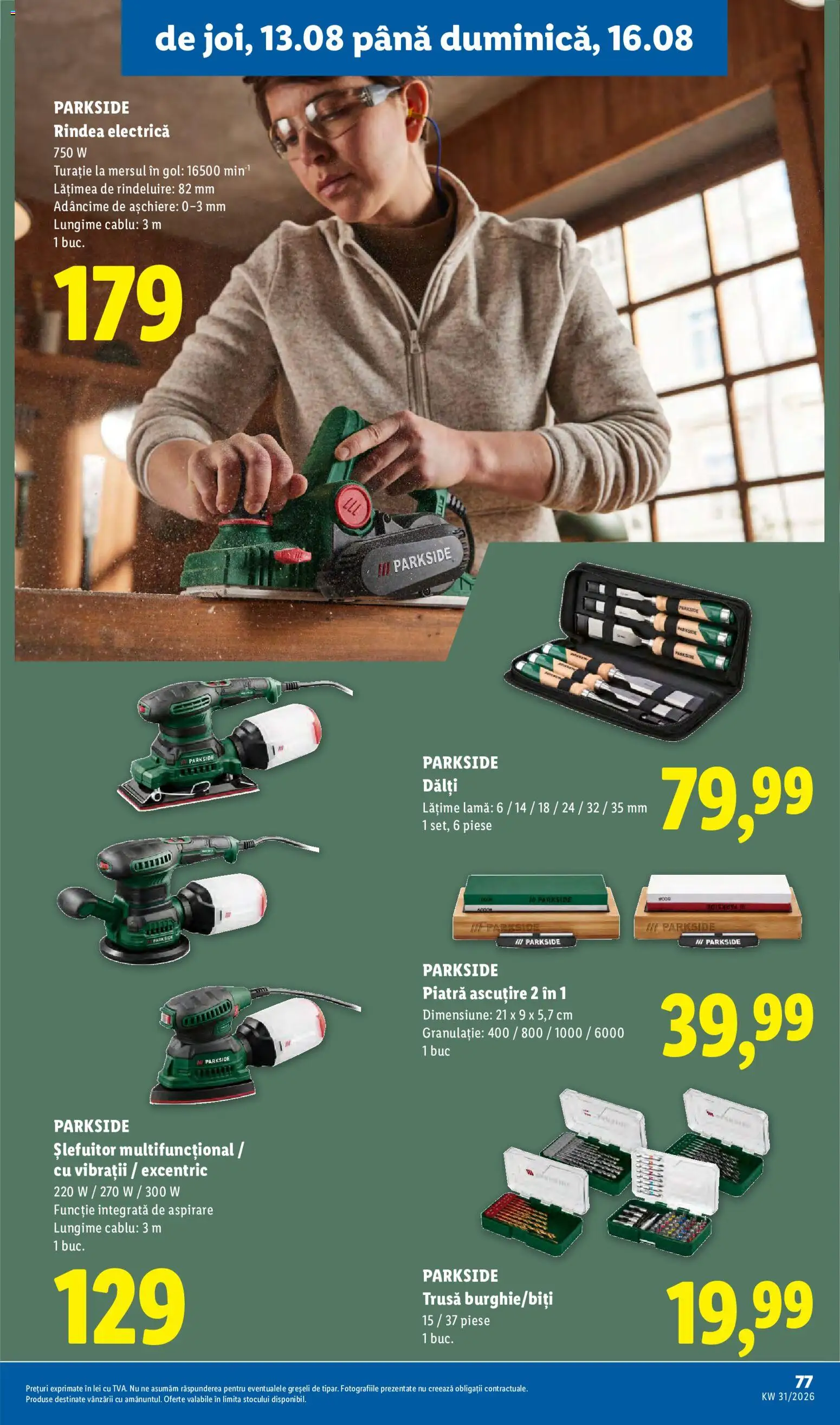 Catalog LIDL 10 - 15 August 2026 | Pagina 77 | Produse: Arap sabunu, Cablu