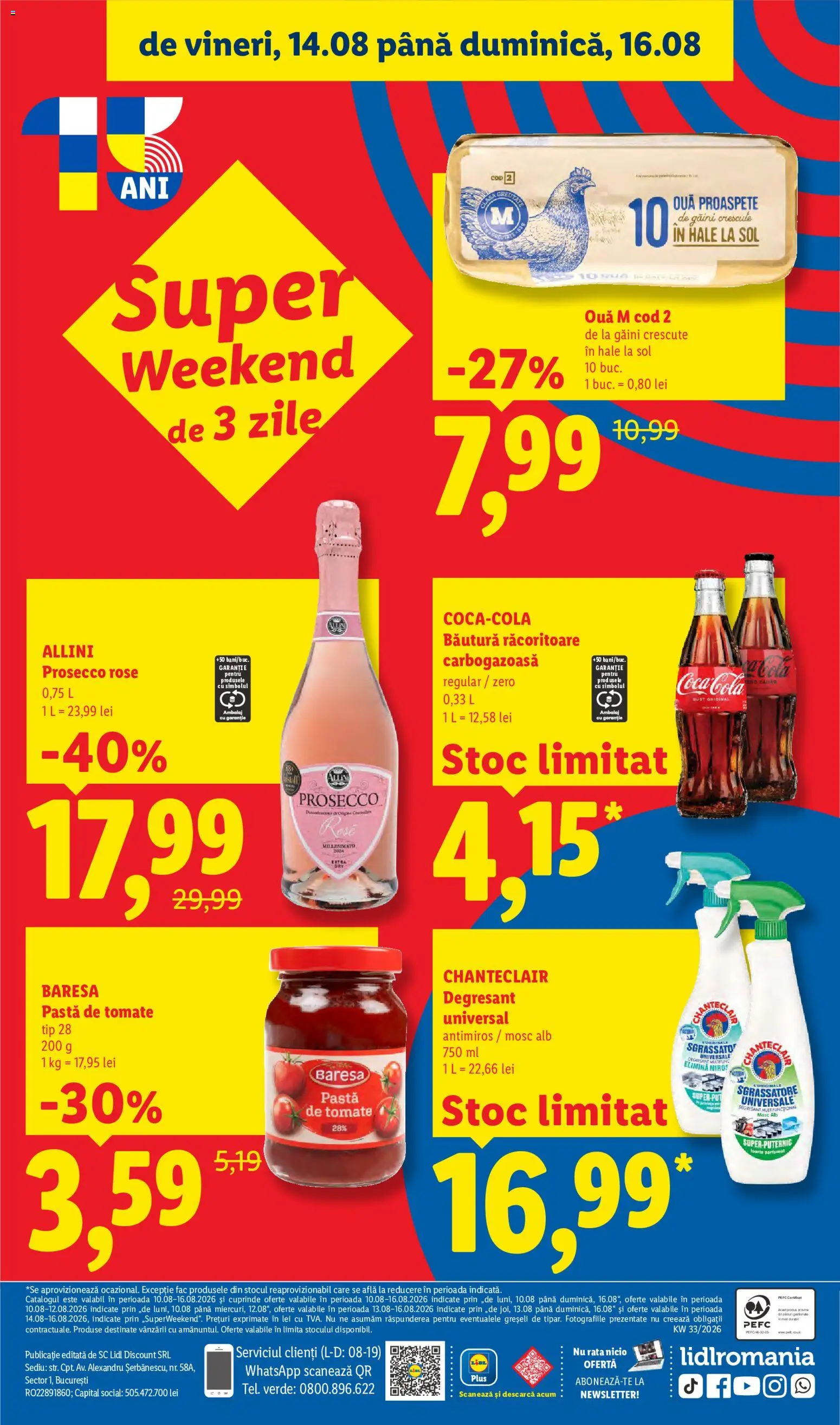Catalog LIDL 10 - 15 August 2026 | Pagina 88 | Produse: Amerikan servis, Prosecco, Pastă de tomate, Paste