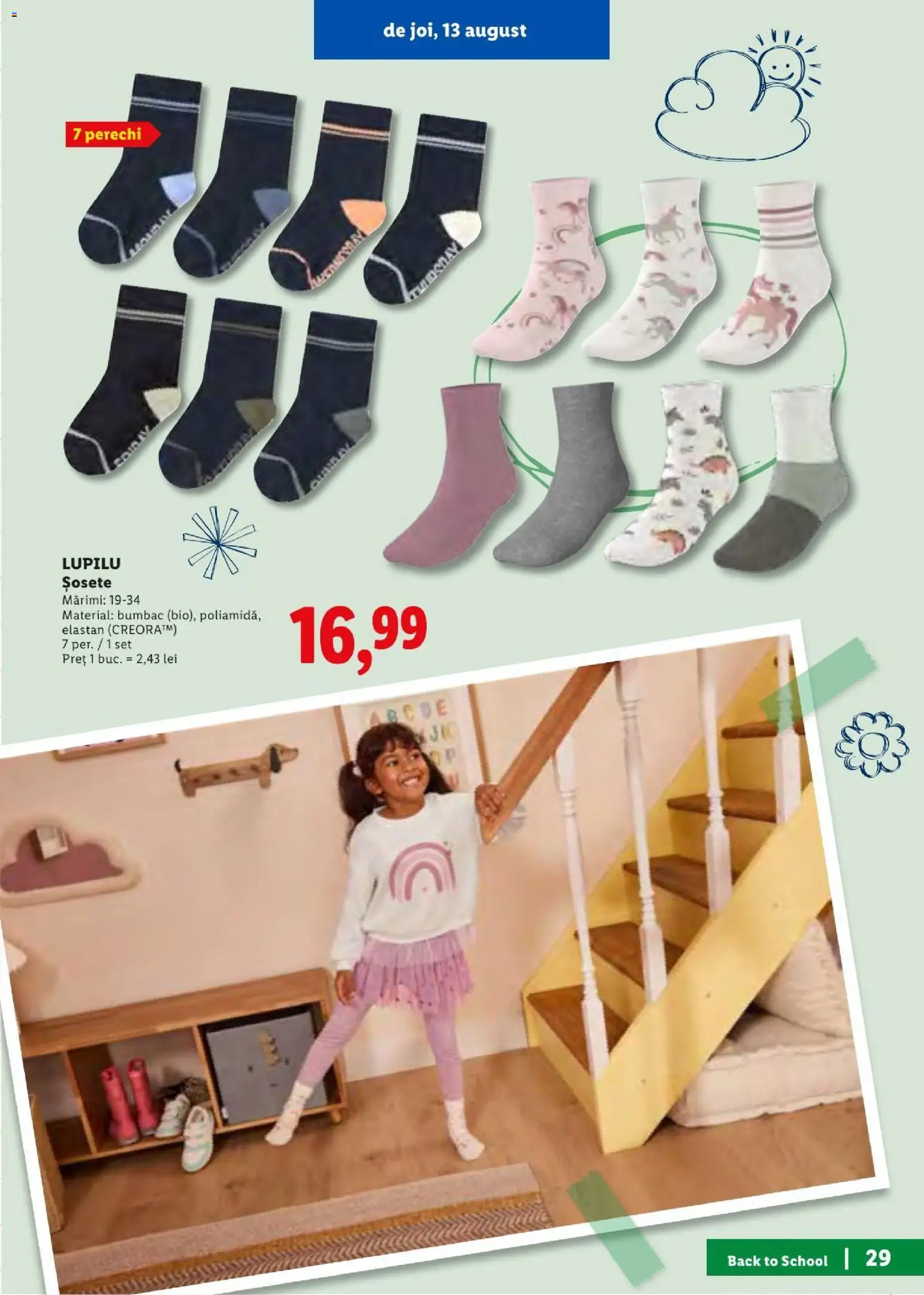 Catalog LIDL 10 - 29 August 2026 | Pagina 29 | Produse: Șosete