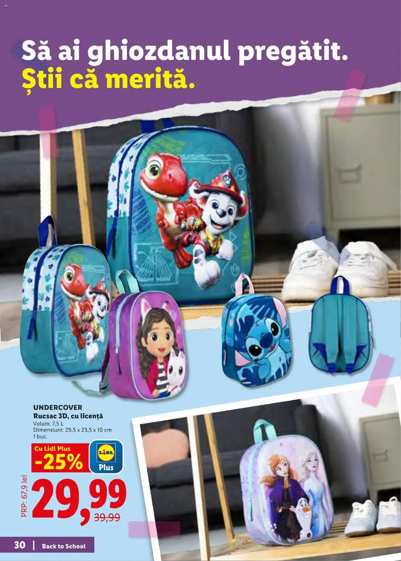 Catalog LIDL 10 - 29 August 2026 | Pagina 30 | Produse: Rucsac