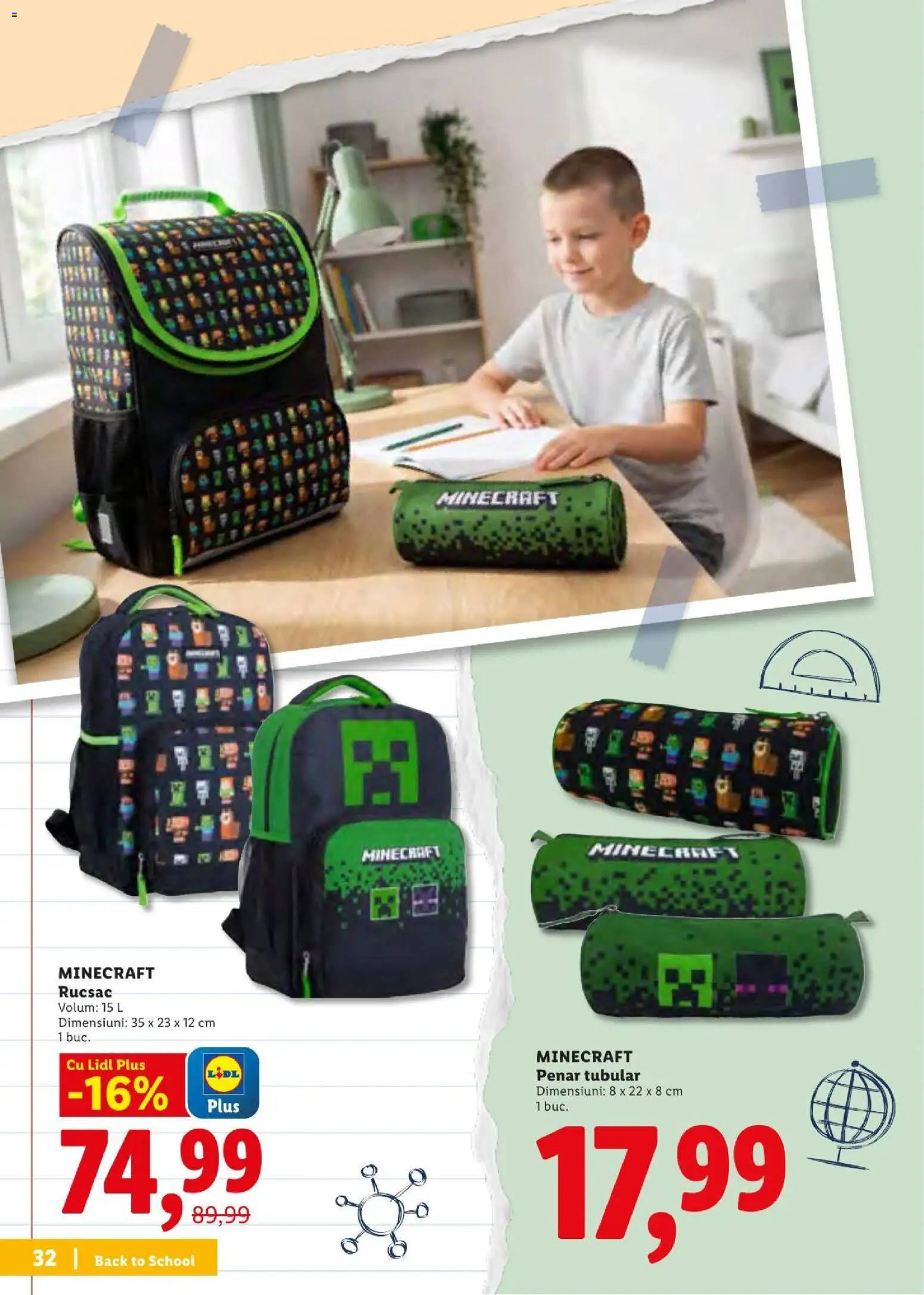 Catalog LIDL 10 - 29 August 2026 | Pagina 32 | Produse: Rucsac