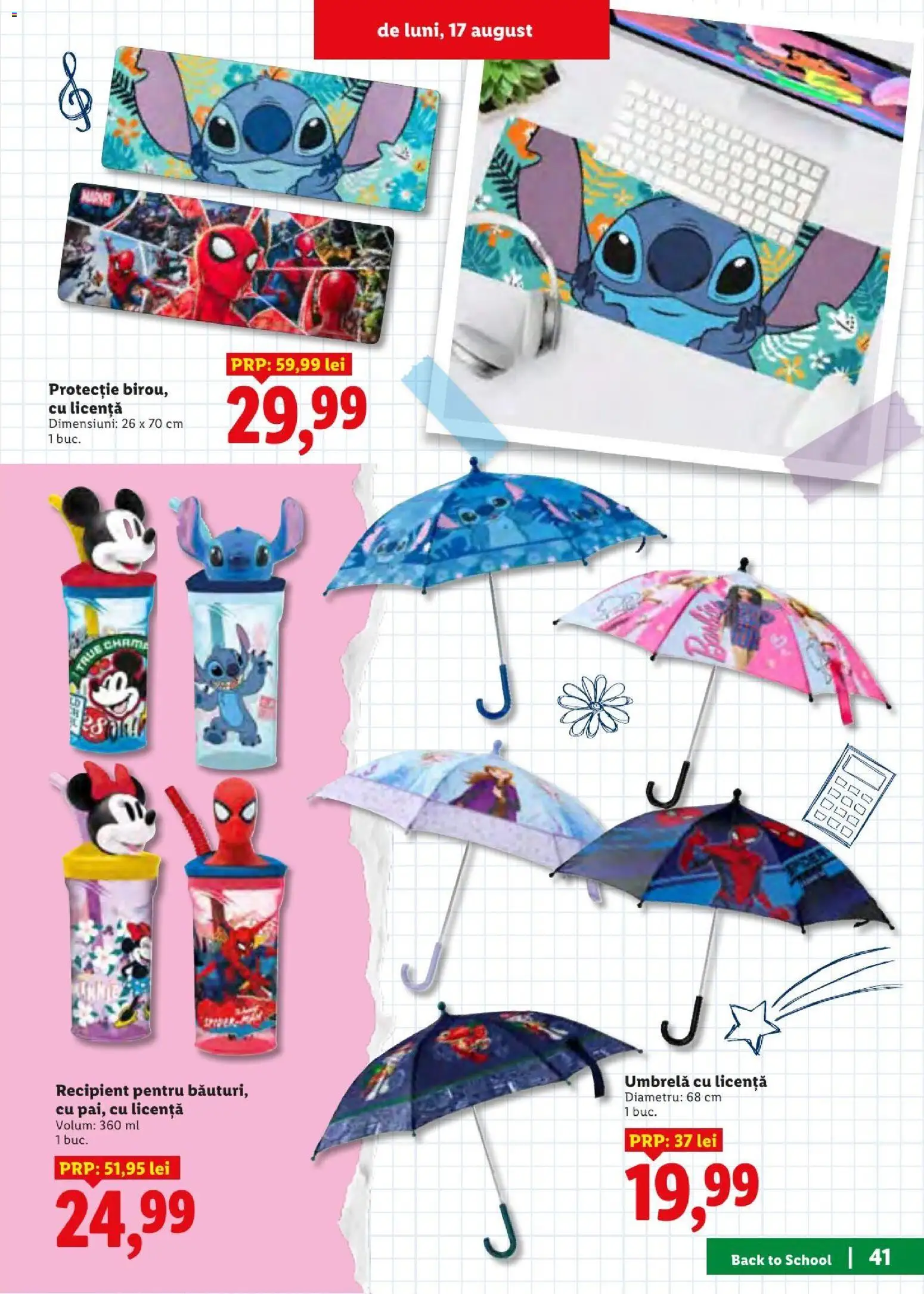 Catalog LIDL 10 - 29 August 2026 | Pagina 41 | Produse: Umbrelă