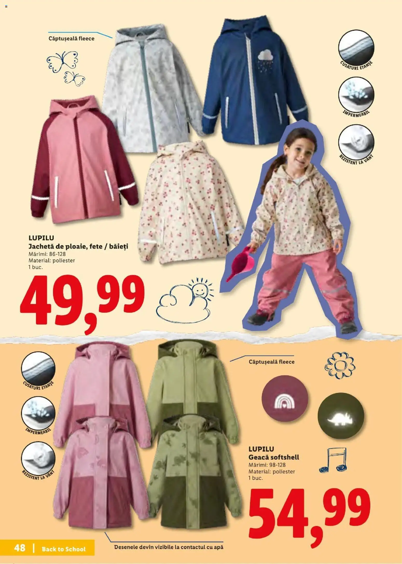 Catalog LIDL 10 - 29 August 2026 | Pagina 48 | Produse: Jachetă, Geacă, Apă