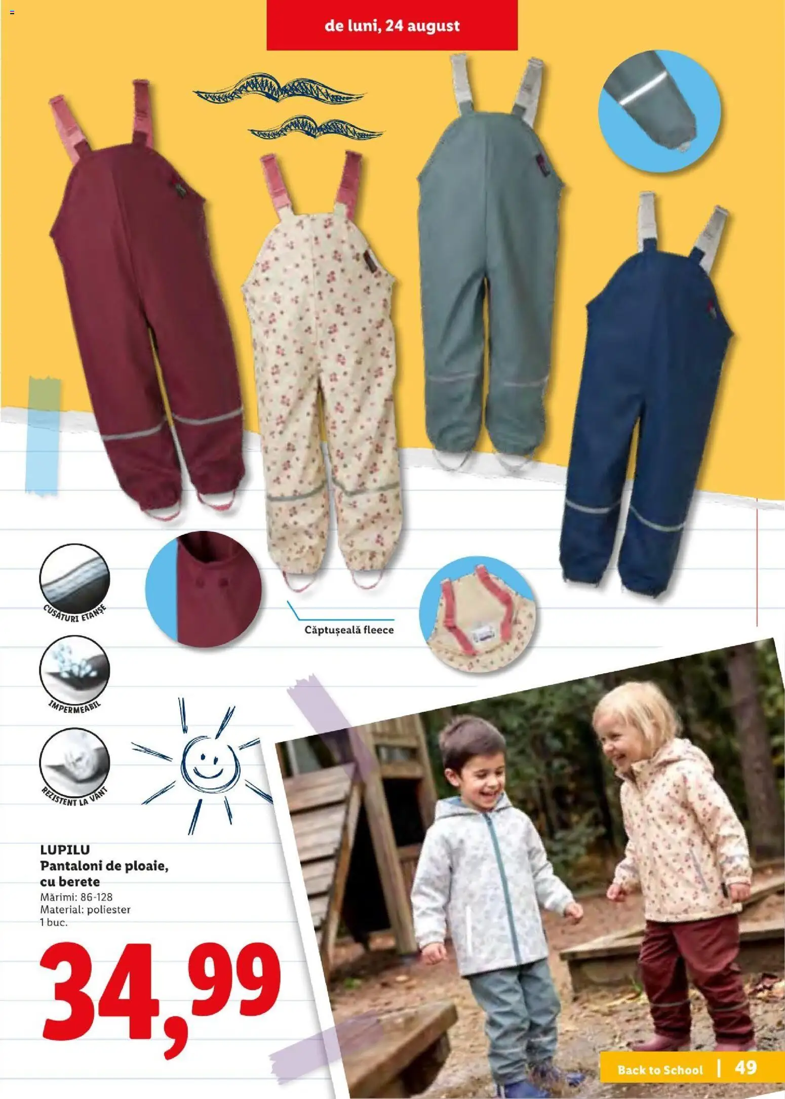 Catalog LIDL 10 - 29 August 2026 | Pagina 49 | Produse: Pantaloni