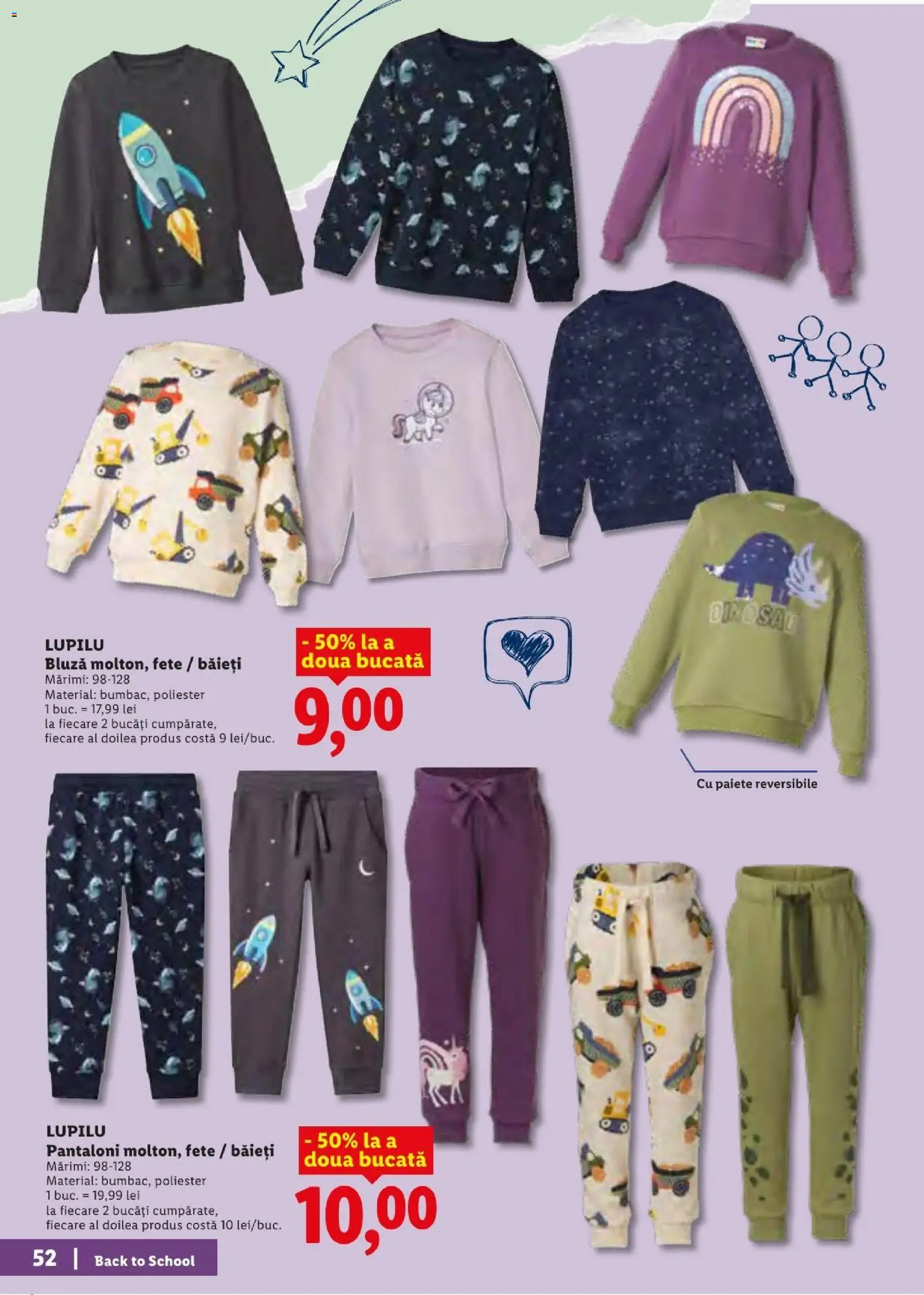 Catalog LIDL 10 - 29 August 2026 | Pagina 52 | Produse: Bluză, Pantaloni