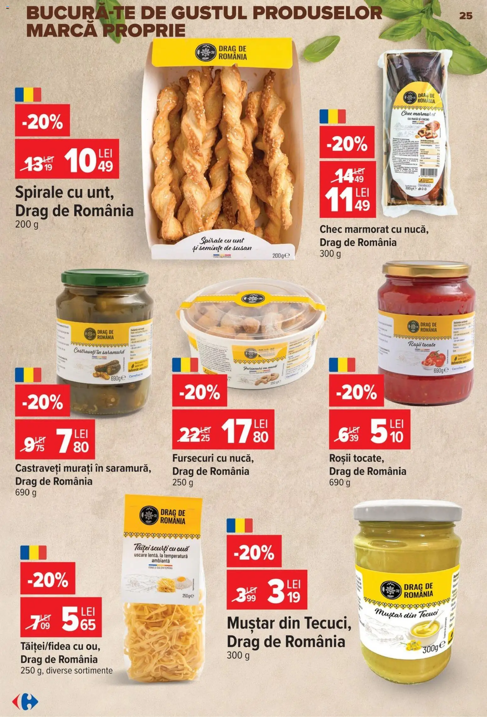 Catalog Carrefour 19 - 24 August 2026 | Pagina 25 | Produse: Ouă, Roșii, Muștar, Castraveți