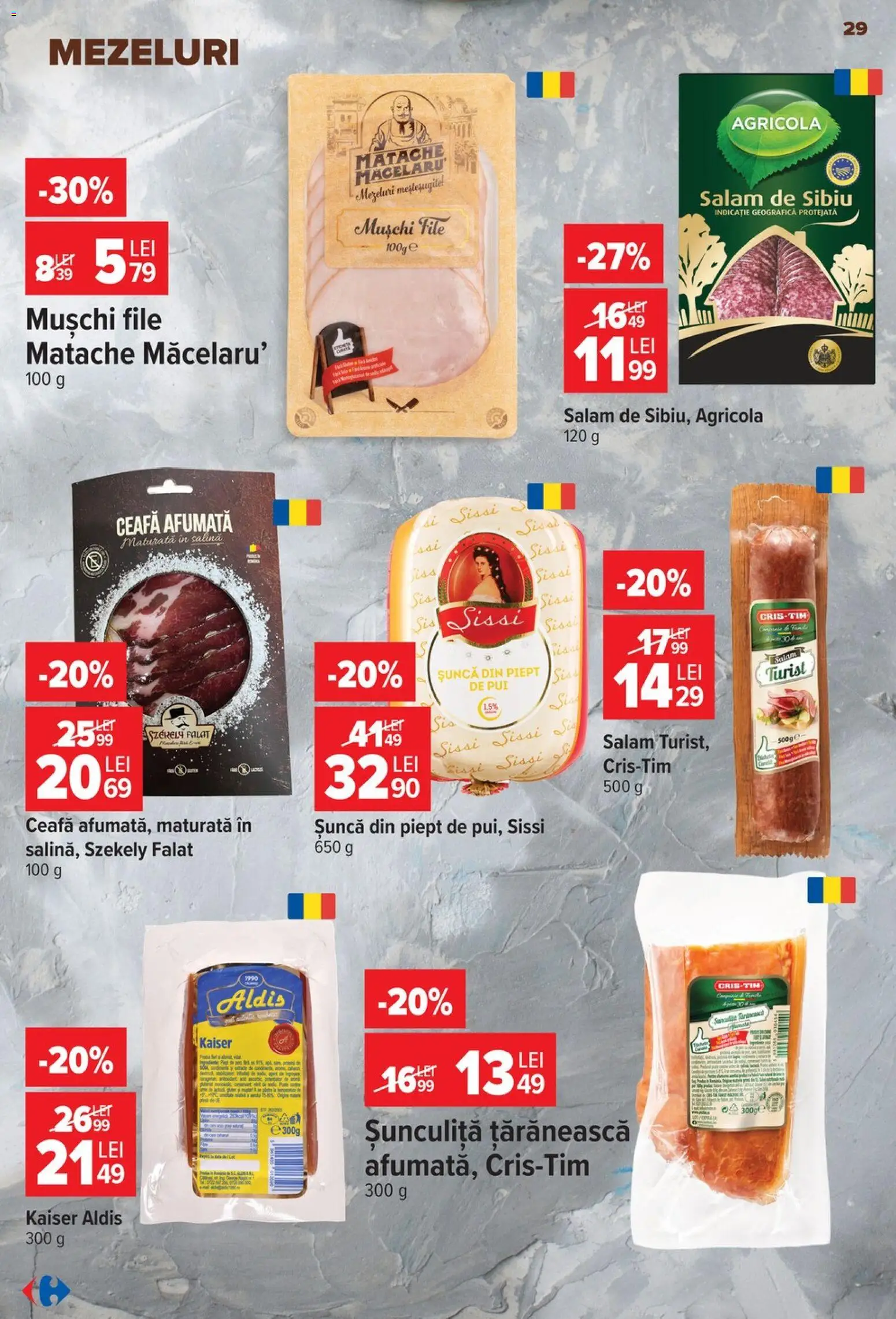 Catalog Carrefour 19 - 24 August 2026 | Pagina 29 | Produse: Agricola, Pui, Mușchi, Salam