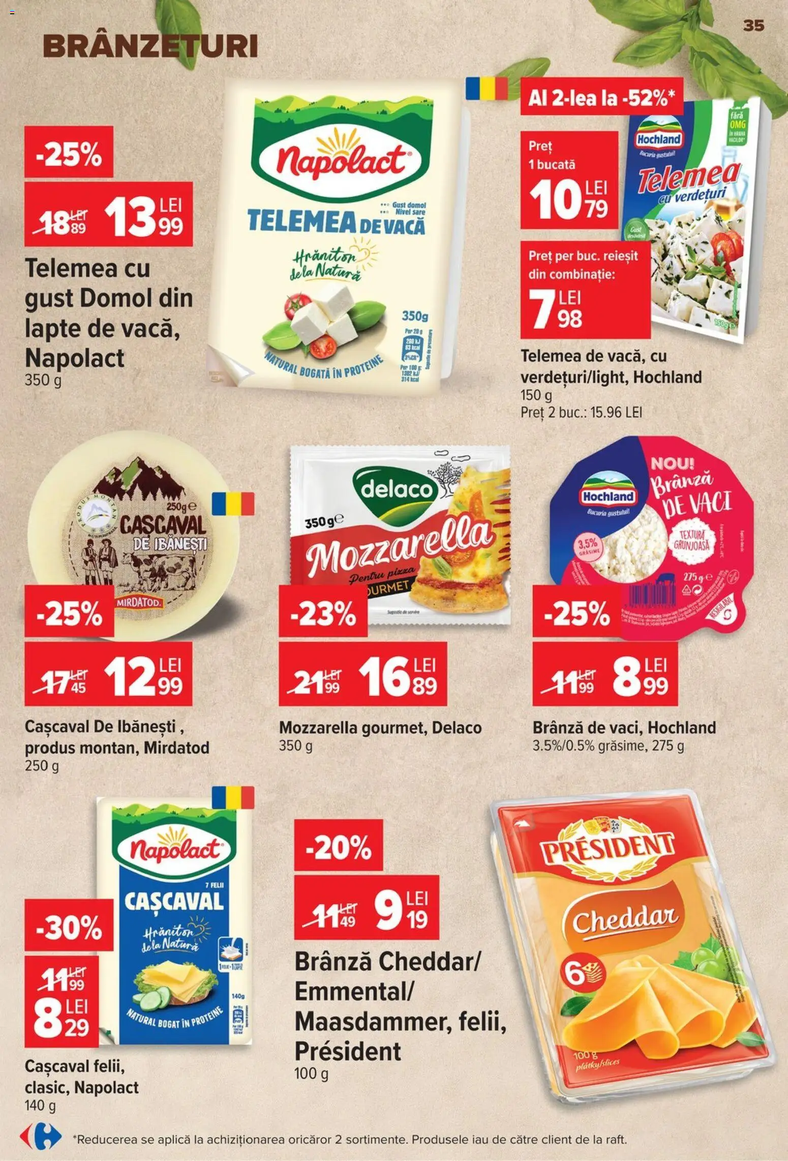 Catalog Carrefour 19 - 24 August 2026 | Pagina 35 | Produse: Aplică, Mozzarella, Lapte, Sare