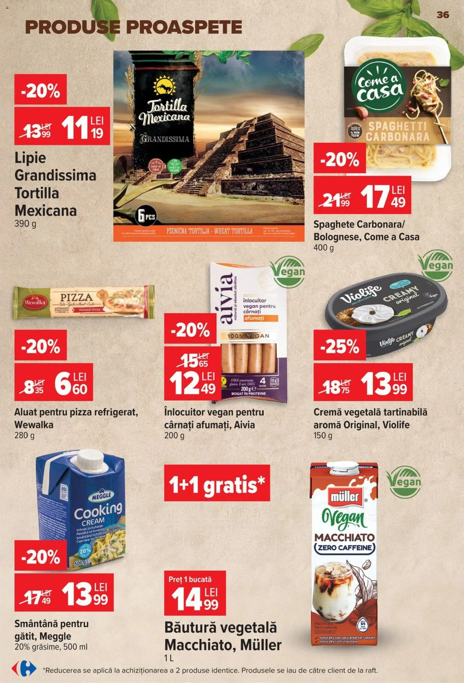 Catalog Carrefour 19 - 24 August 2026 | Pagina 36 | Produse: Style, Pizza, Smântână, Cârnați