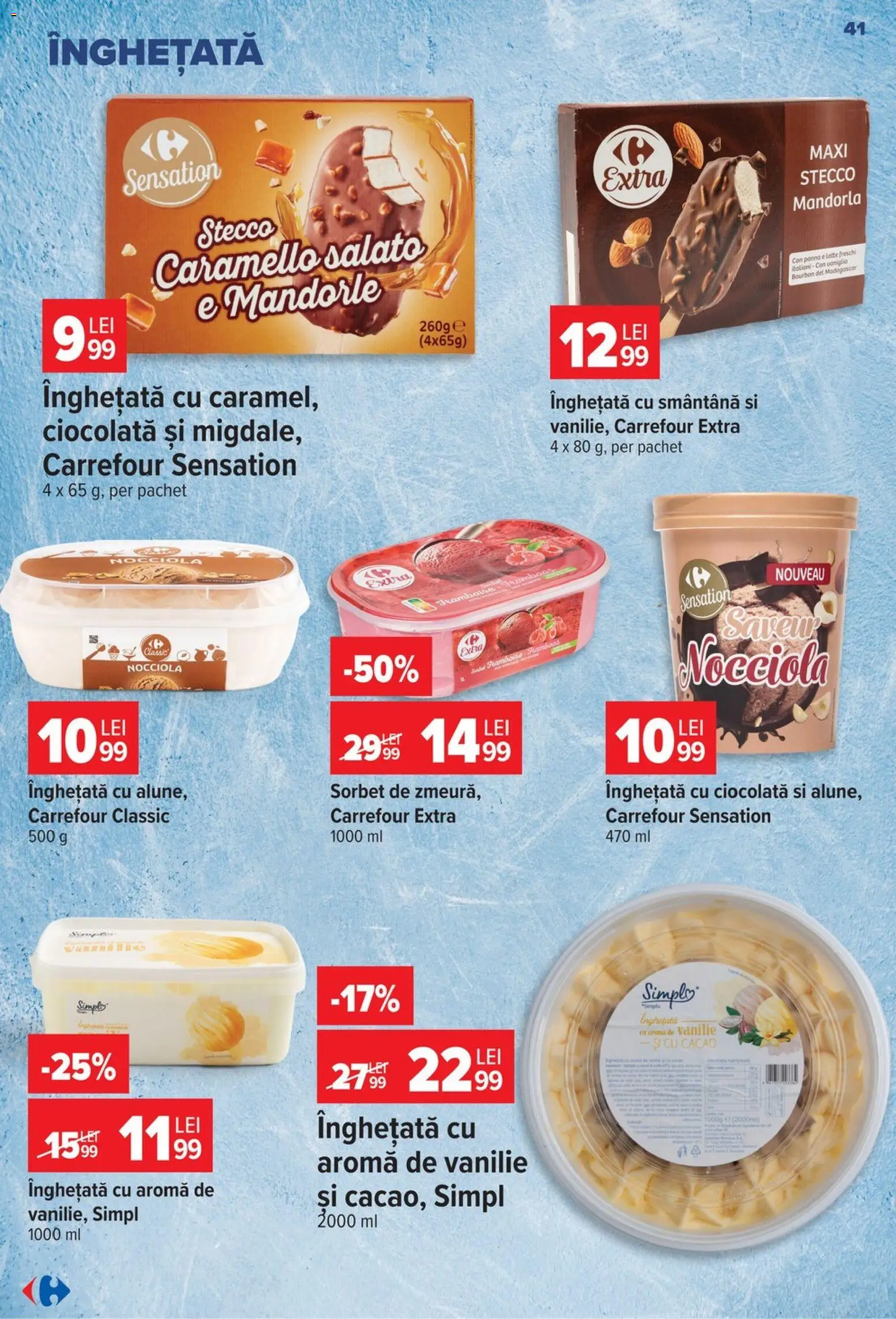 Catalog Carrefour 19 - 24 August 2026 | Pagina 41 | Produse: Carrefour Classic, Ciocolată, Bourbon, Cacao