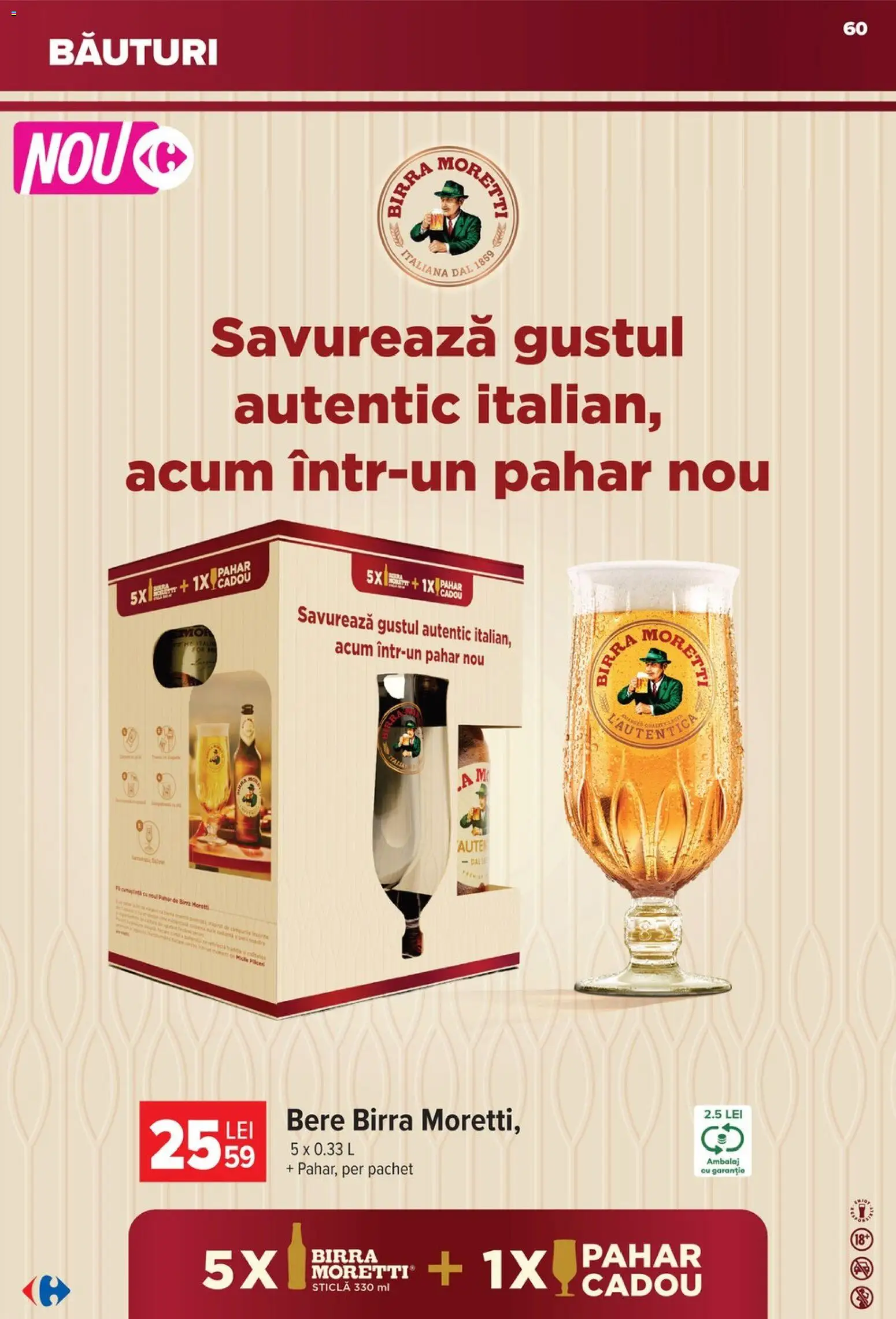 Catalog Carrefour 19 - 24 August 2026 | Pagina 60 | Produse: Bere