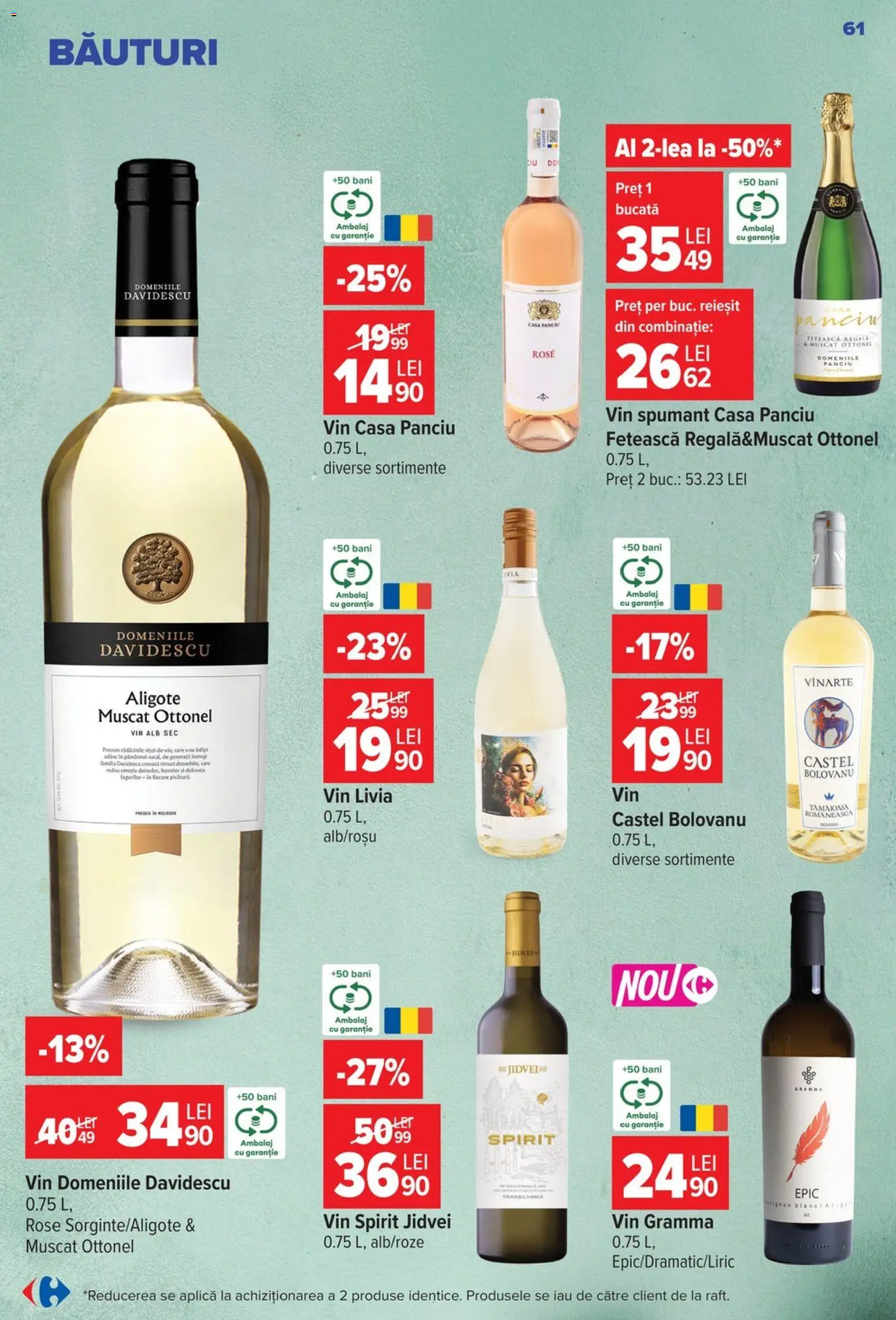 Catalog Carrefour 19 - 24 August 2026 | Pagina 61 | Produse: Aplică, Vin spumant, Vin