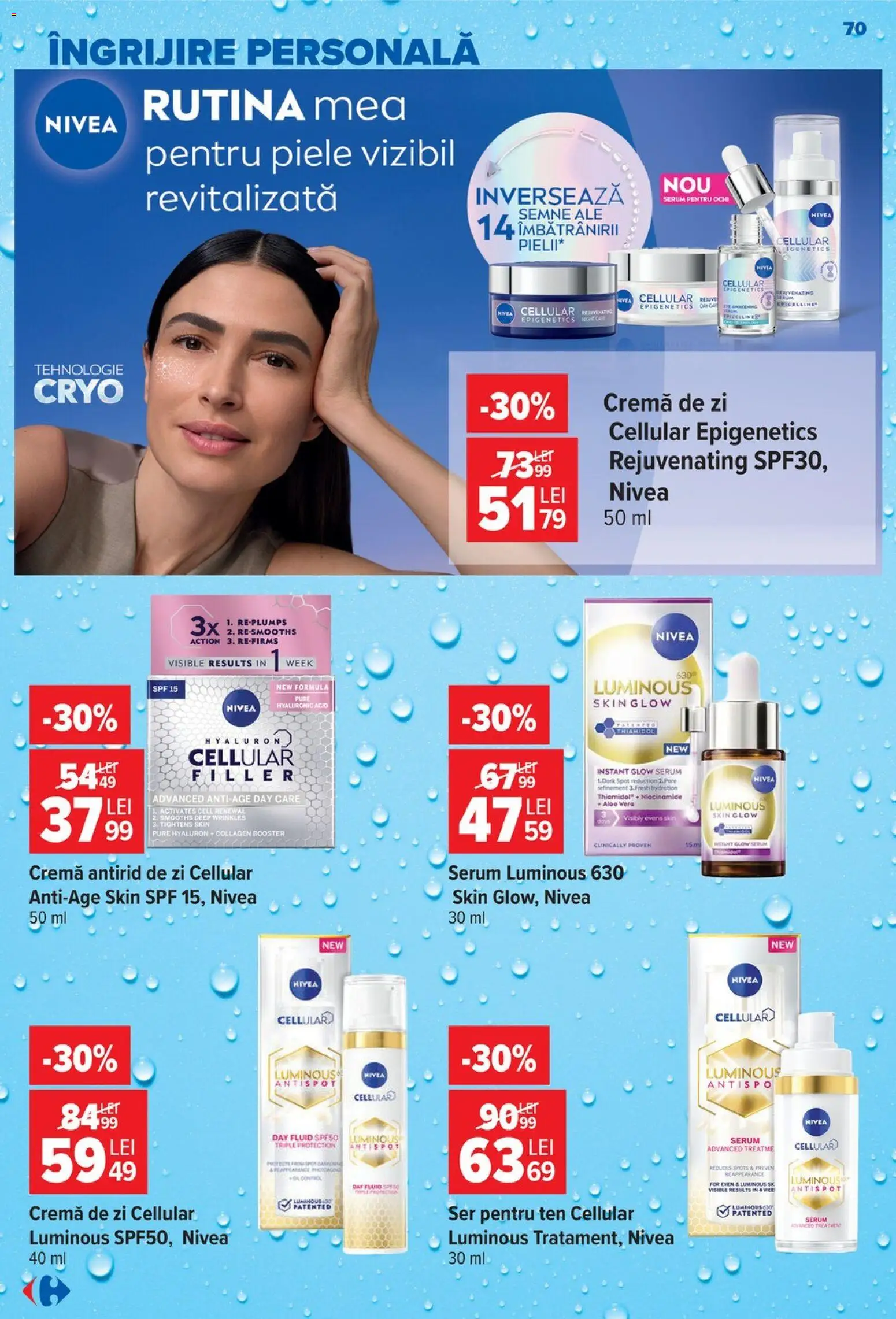 Catalog Carrefour 19 - 24 August 2026 | Pagina 70 | Produse: Ochi, Nivea, Aloe vera, Cremă