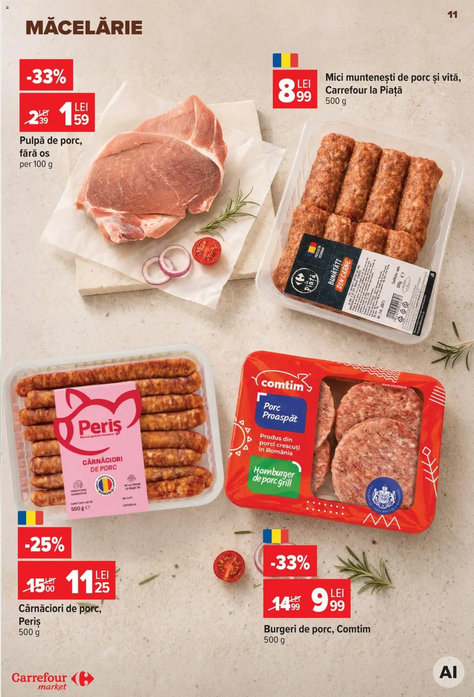 Catalog Carrefour 19 - 24 August 2026 | Pagina 11 | Produse: Grill, Masă, Mici, Hamburger