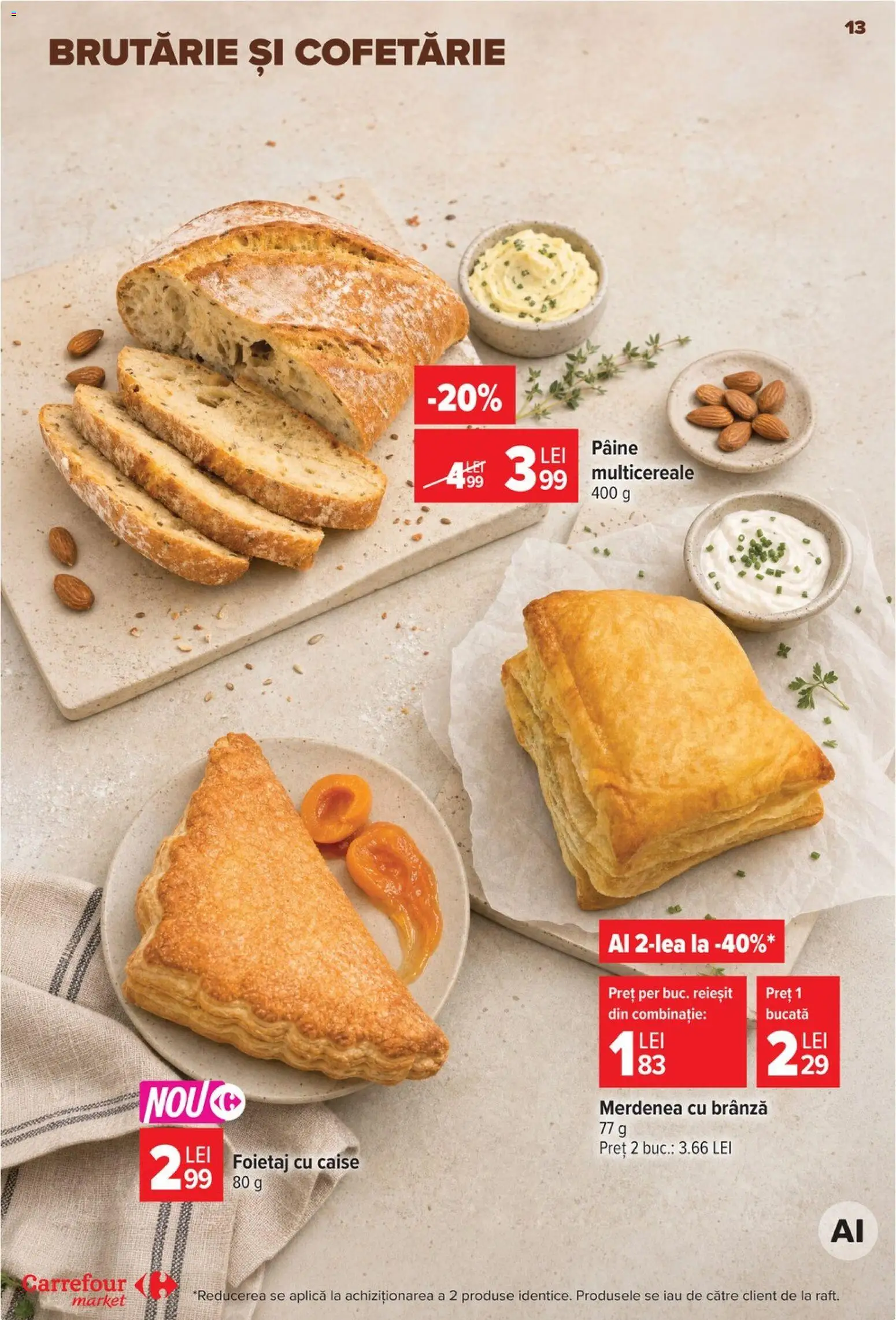 Catalog Carrefour 19 - 24 August 2026 | Pagina 13 | Produse: Aplică, Pâine, Cofetărie, Caise