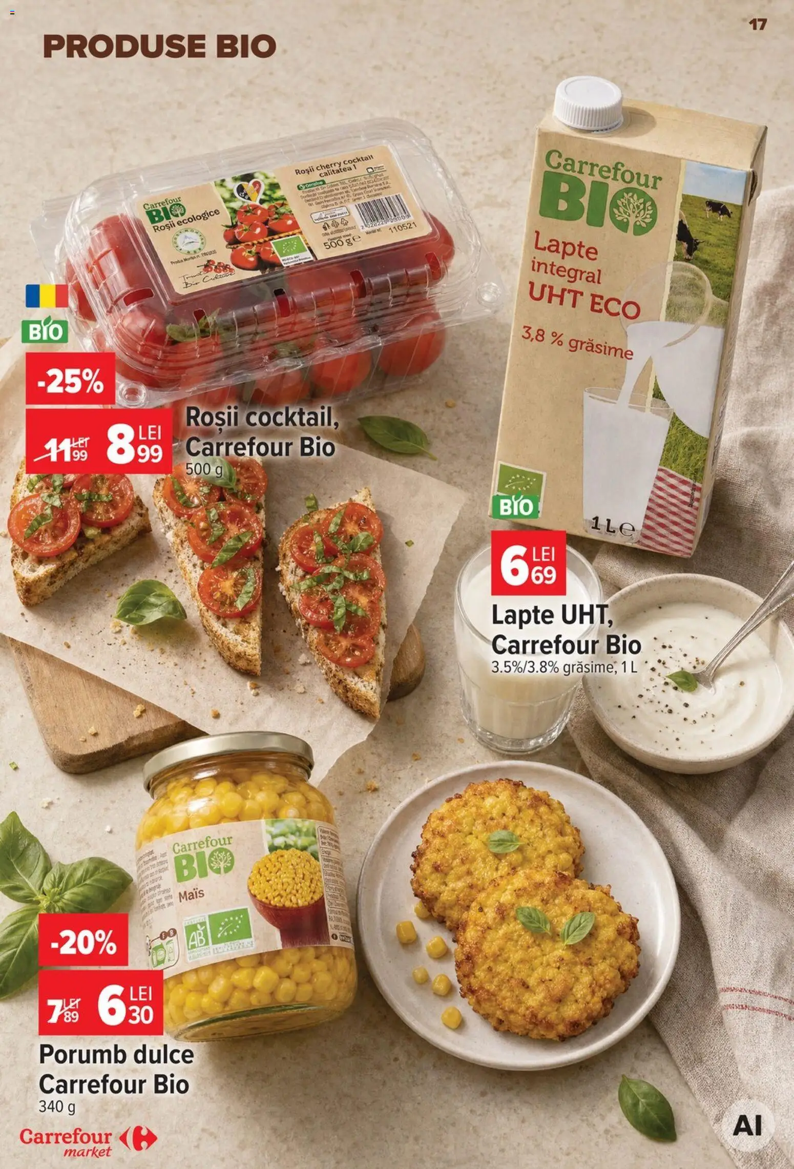 Catalog Carrefour 19 - 24 August 2026 | Pagina 17 | Produse: Bio, Lapte, Cocktail, Roșii