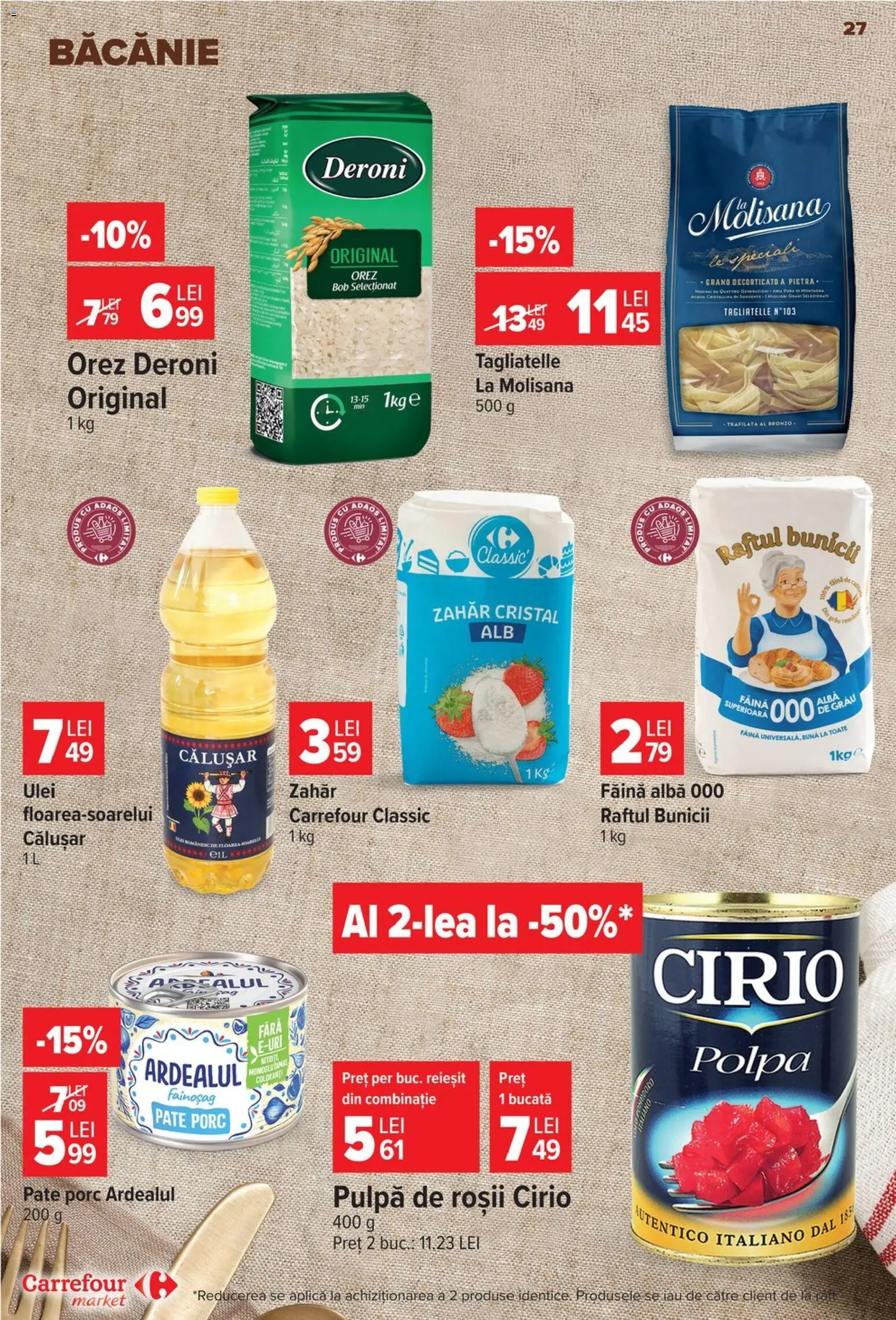 Catalog Carrefour 19 - 24 August 2026 | Pagina 27 | Produse: Carrefour Classic, La Molisana, Aplică, Ulei