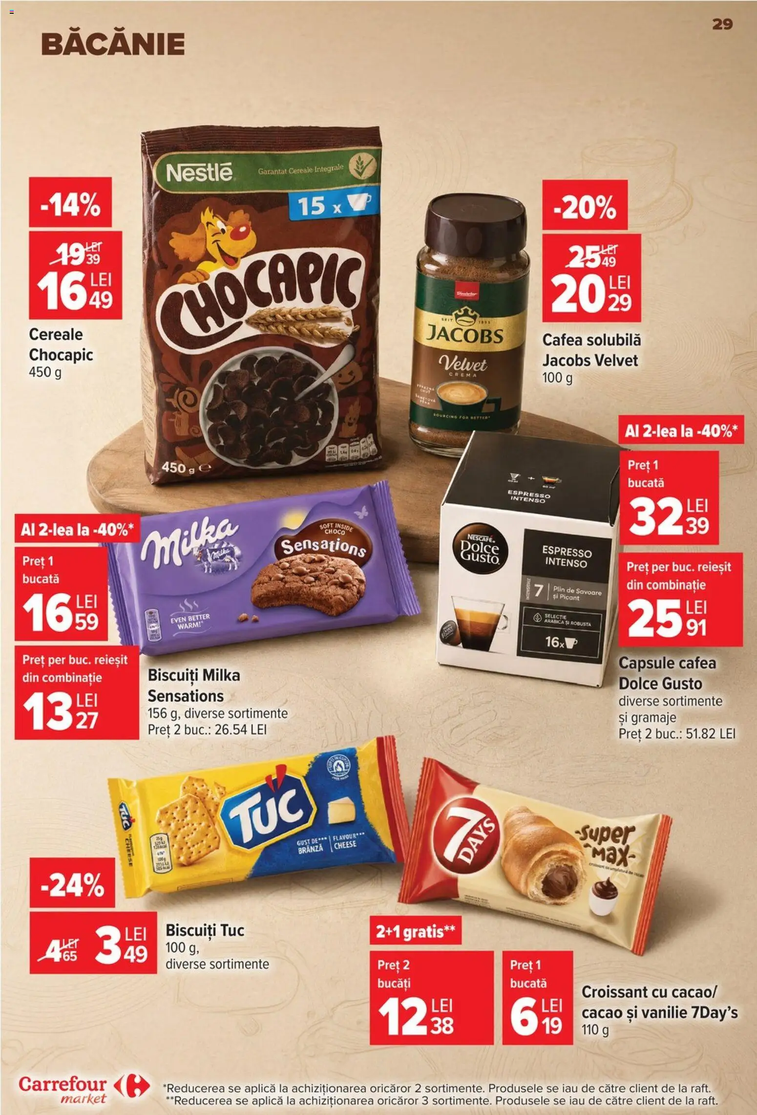 Catalog Carrefour 19 - 24 August 2026 | Pagina 29 | Produse: Jacobs, Cafea, Cereale, Biscuiți
