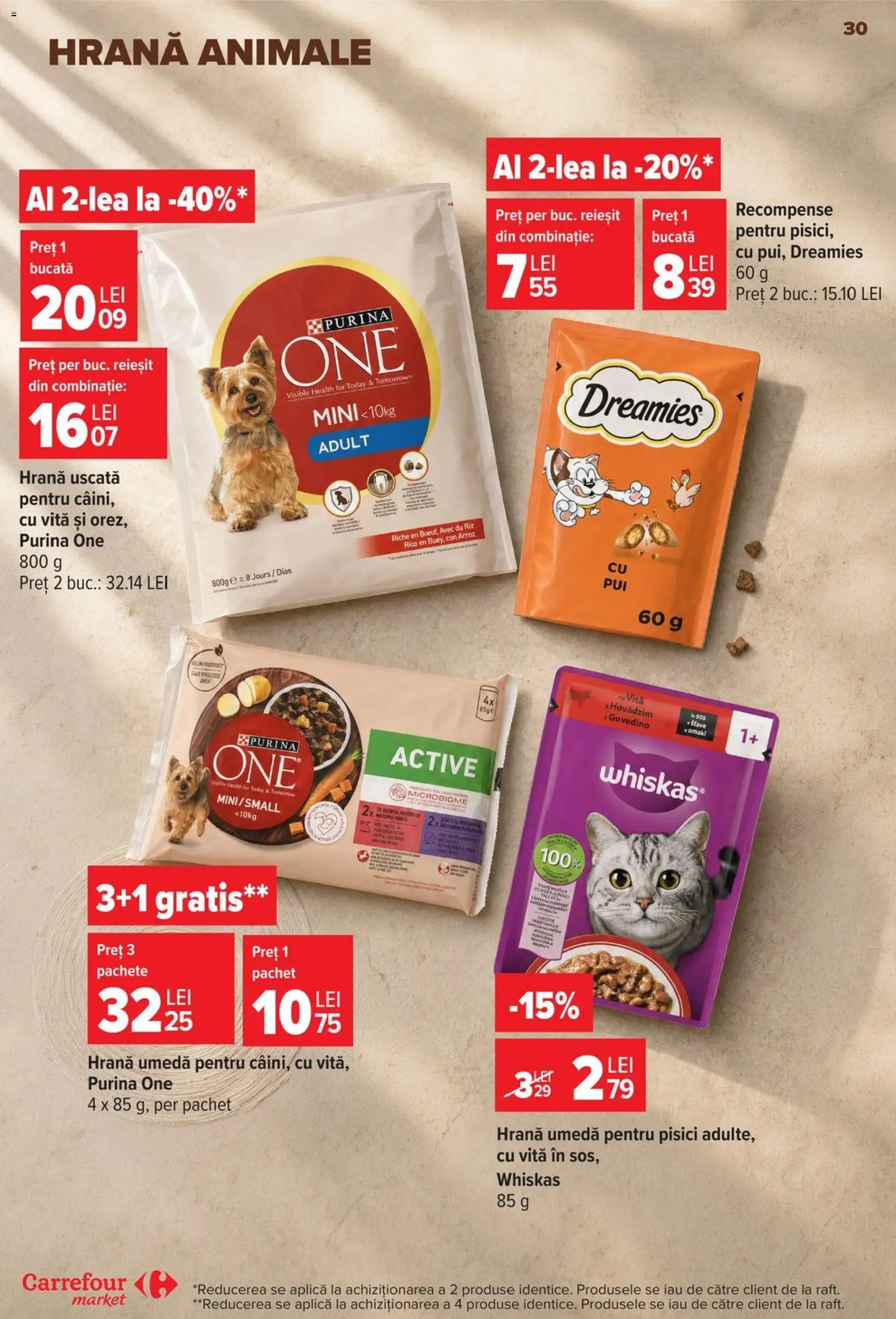 Catalog Carrefour 19 - 24 August 2026 | Pagina 30 | Produse: Vită, Whiskas, Aplică, Active
