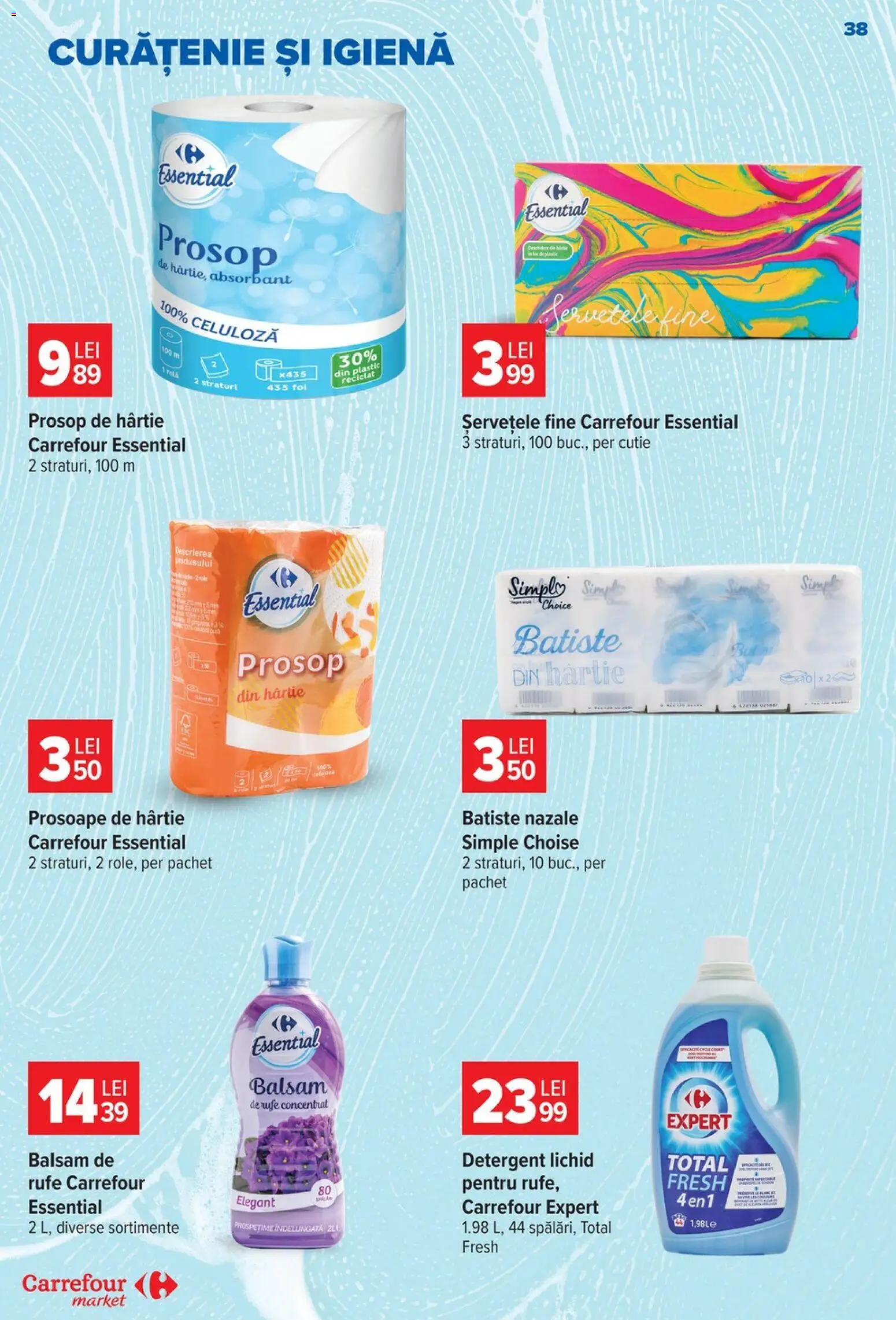Catalog Carrefour 19 - 24 August 2026 | Pagina 38 | Produse: Cutie, Balsam, Detergent