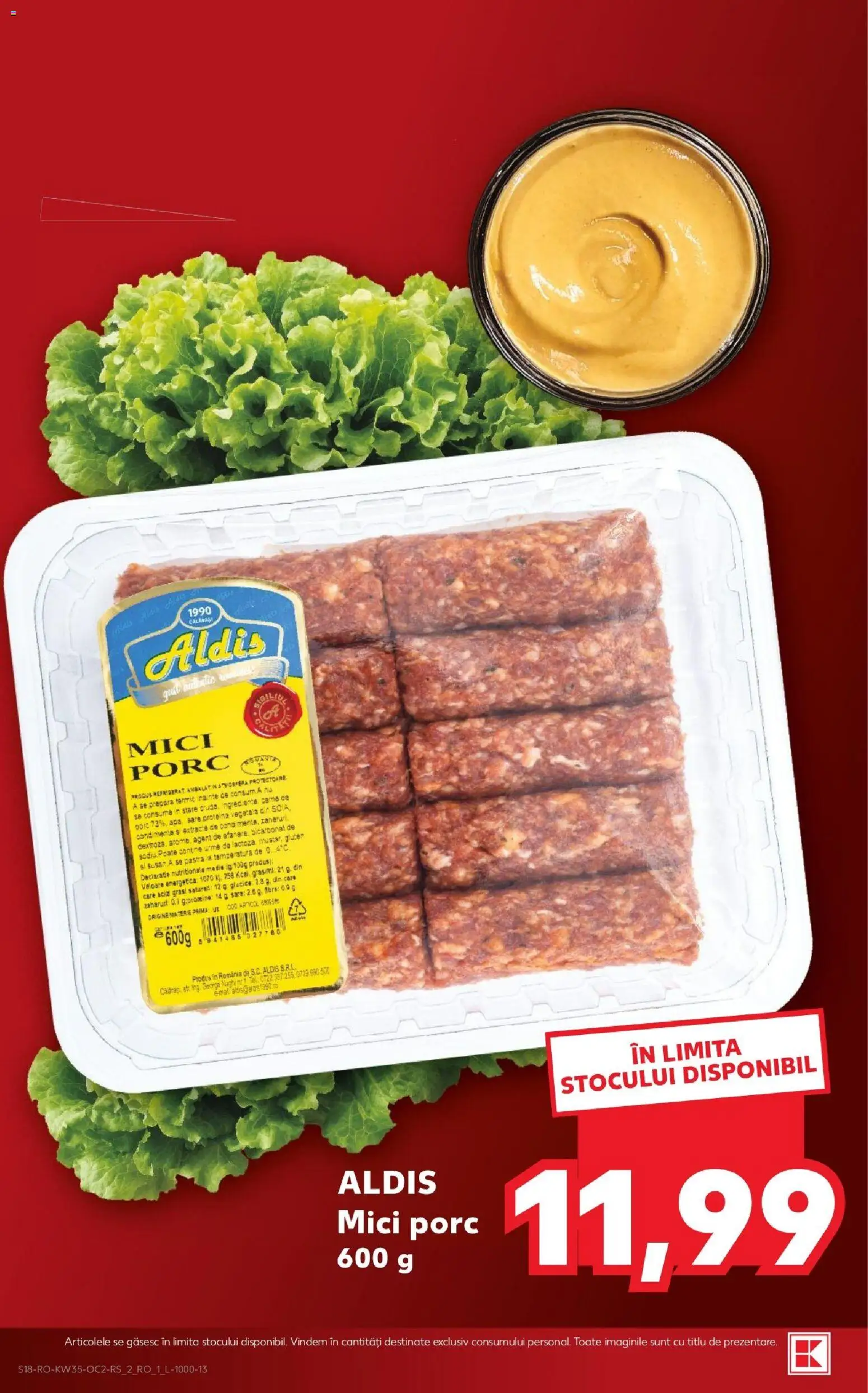Catalog Kaufland 26 - 31 August 2026 | Pagina 18 | Produse: Mici, Sare