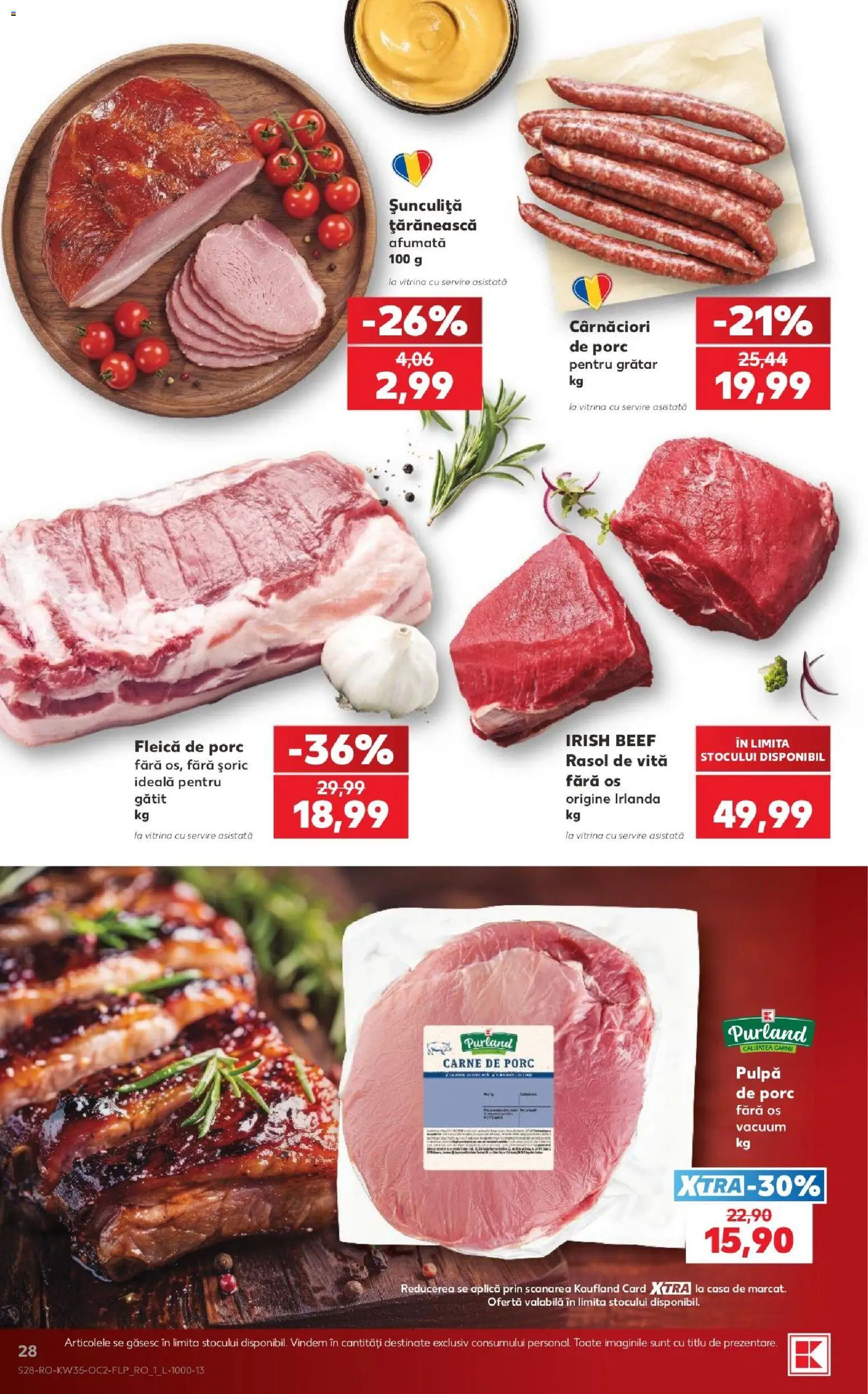 Catalog Kaufland 26 - 31 August 2026 | Pagina 28 | Produse: Vită, Vitrină, Carne De Porc, Rasol