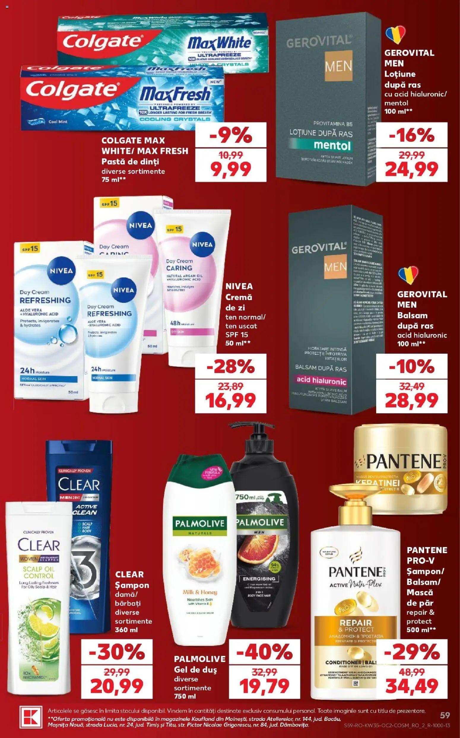 Catalog Kaufland 26 - 31 August 2026 | Pagina 59 | Produse: Clean, Aloe vera, Body, Cremă