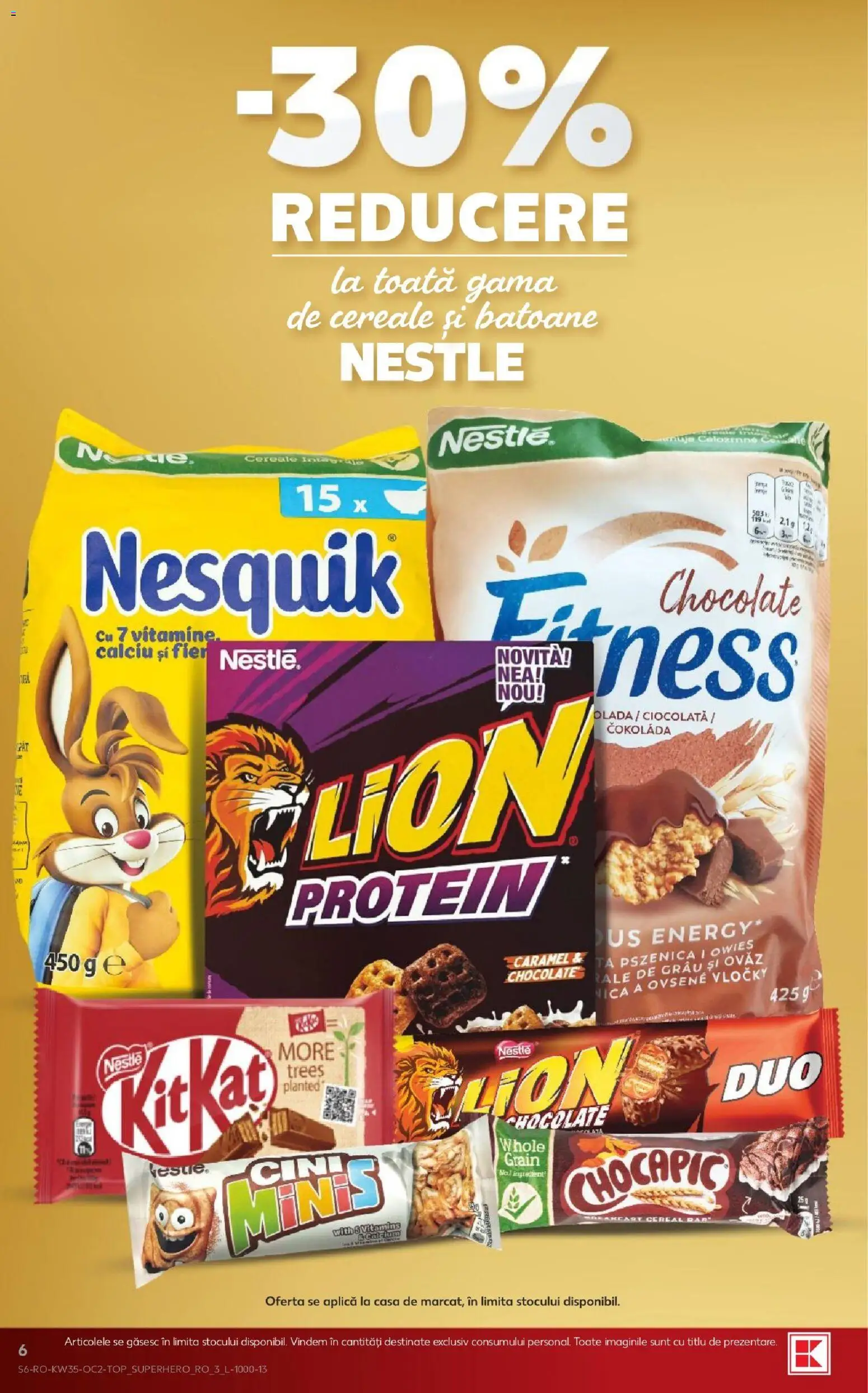 Catalog Kaufland 26 - 31 August 2026 | Pagina 6 | Produse: Fier, Aplică, Ciocolată, Cereale