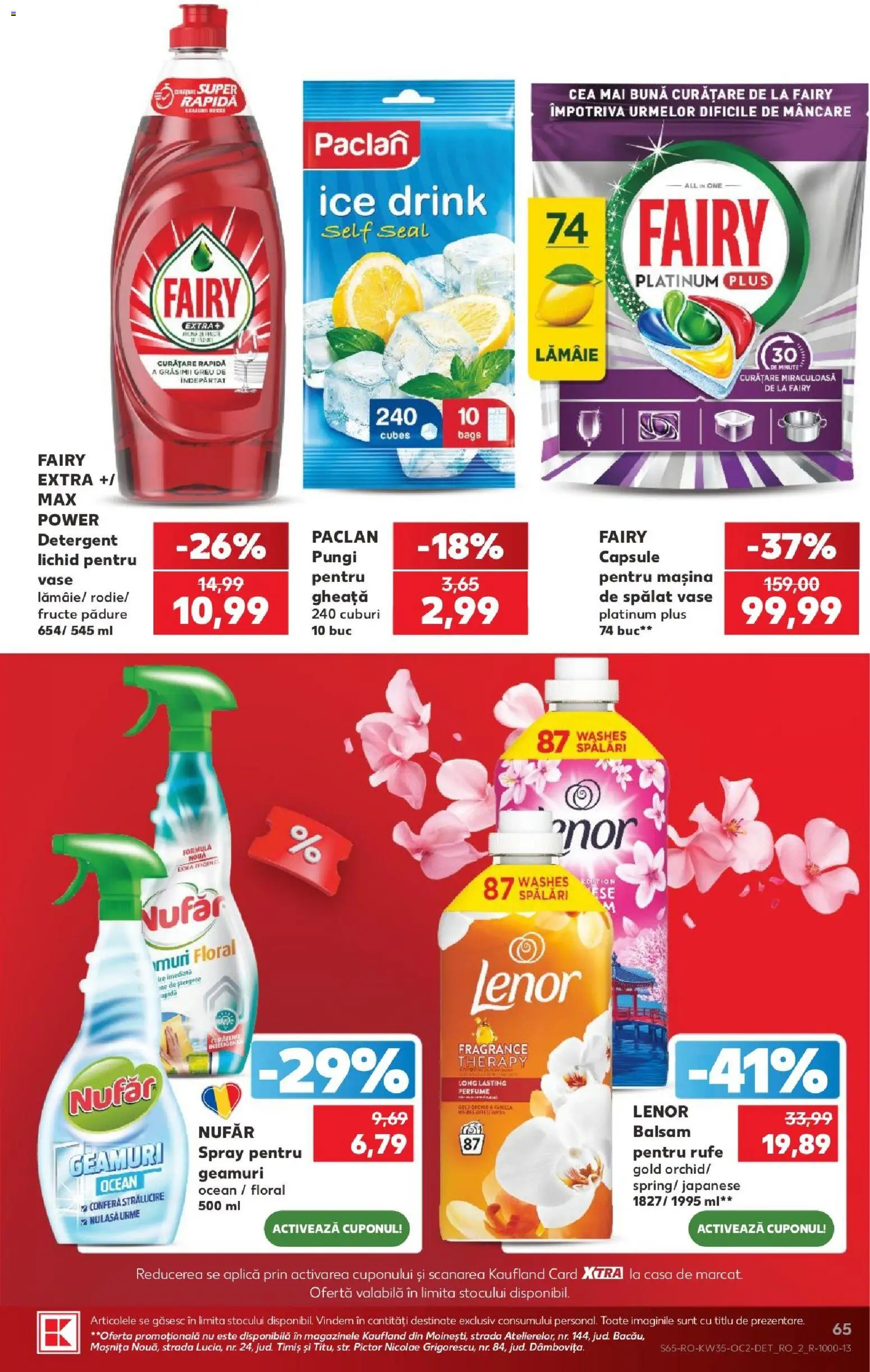 Catalog Kaufland 26 - 31 August 2026 | Pagina 65 | Produse: Balsam, Detergent, Power, Lămâie