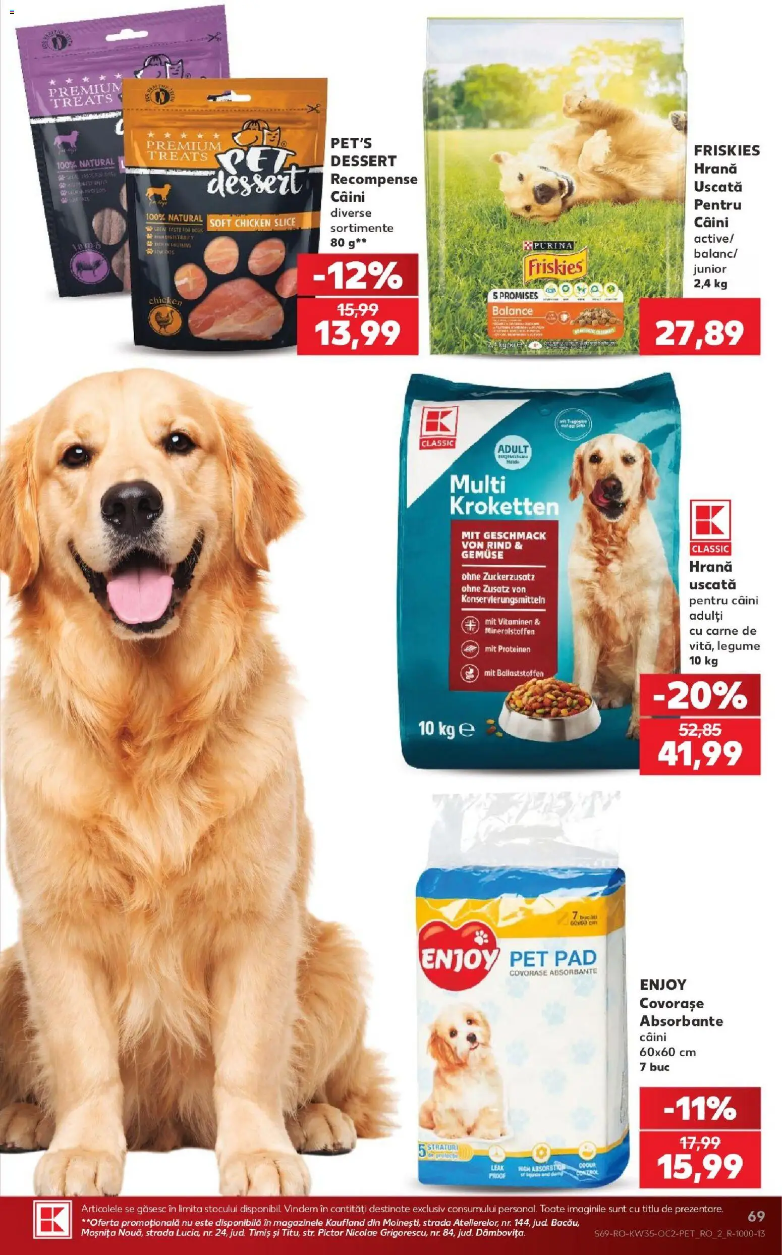 Catalog Kaufland 26 - 31 August 2026 | Pagina 69 | Produse: Premium, Absorbante, Legume
