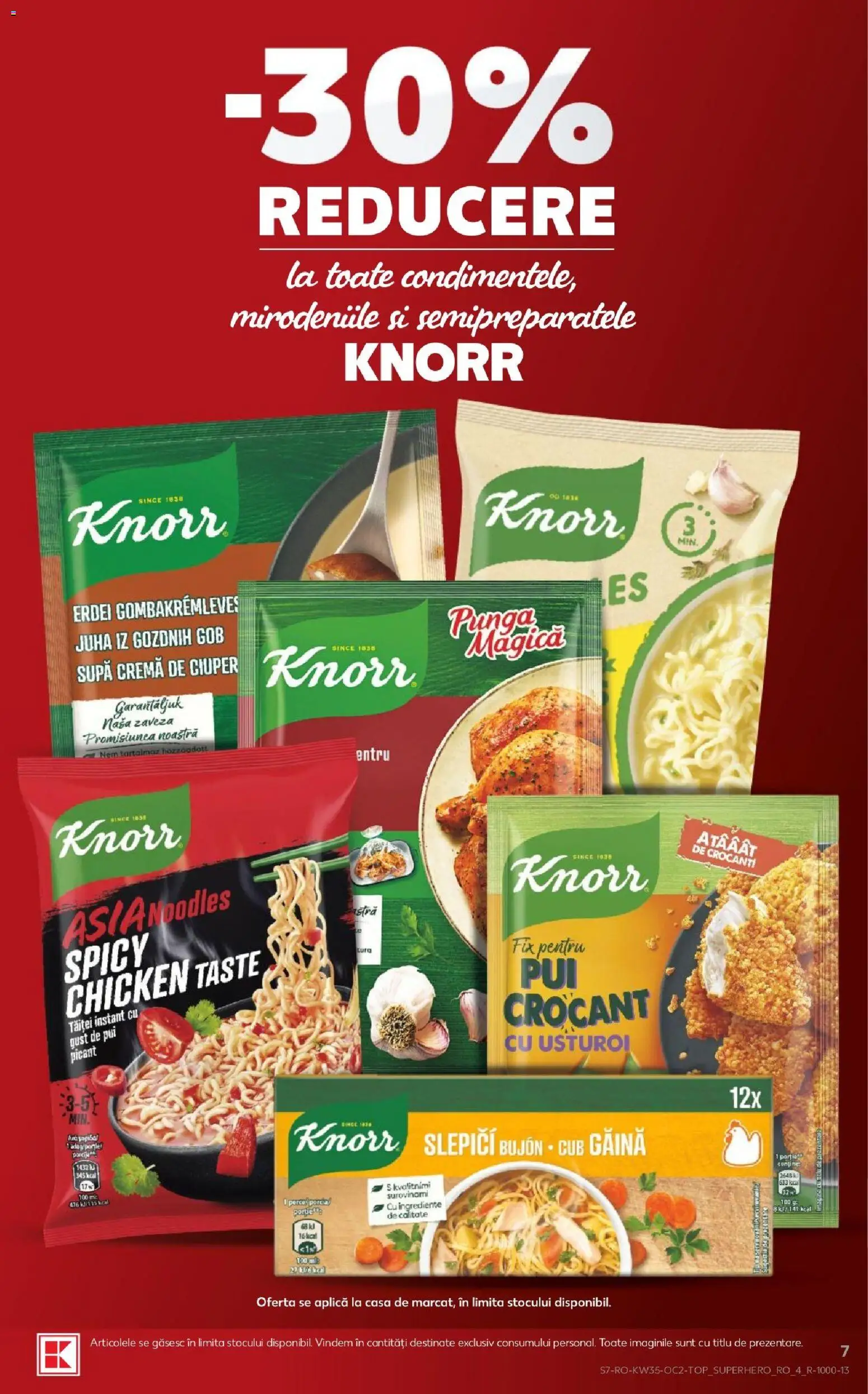 Catalog Kaufland 26 - 31 August 2026 | Pagina 7 | Produse: Aplică, Pui, Cremă, Noodles