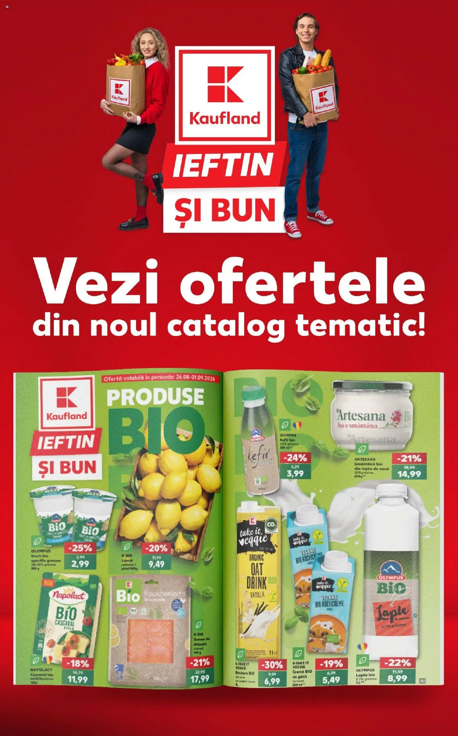 Catalog Kaufland 26 - 31 August 2026 | Pagina 73 | Produse: Lapte, Cremă, Kefir, Somon