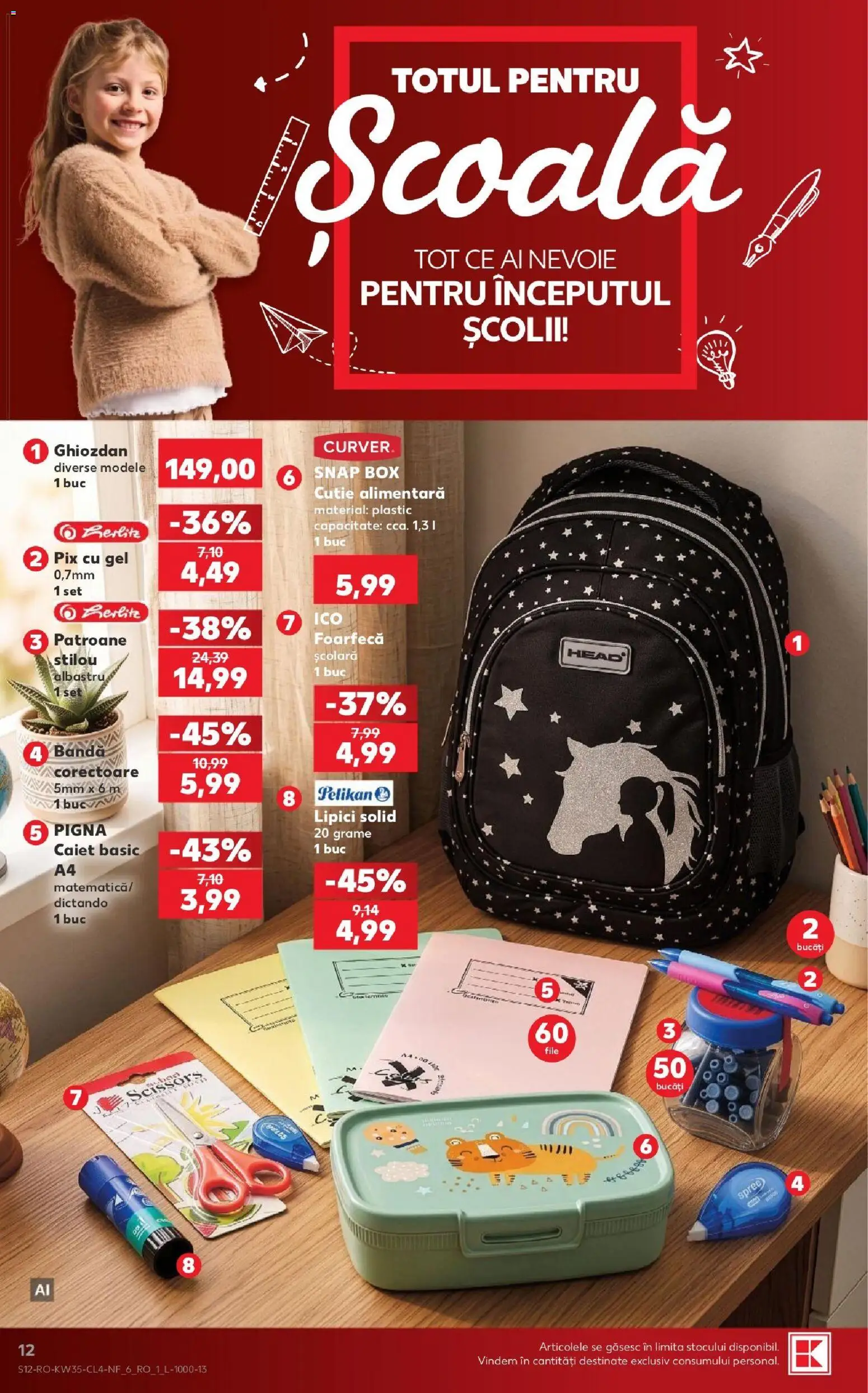 Catalog Kaufland 26 - 31 August 2026 | Pagina 12 | Produse: Solid, Cutie, Ghiozdan