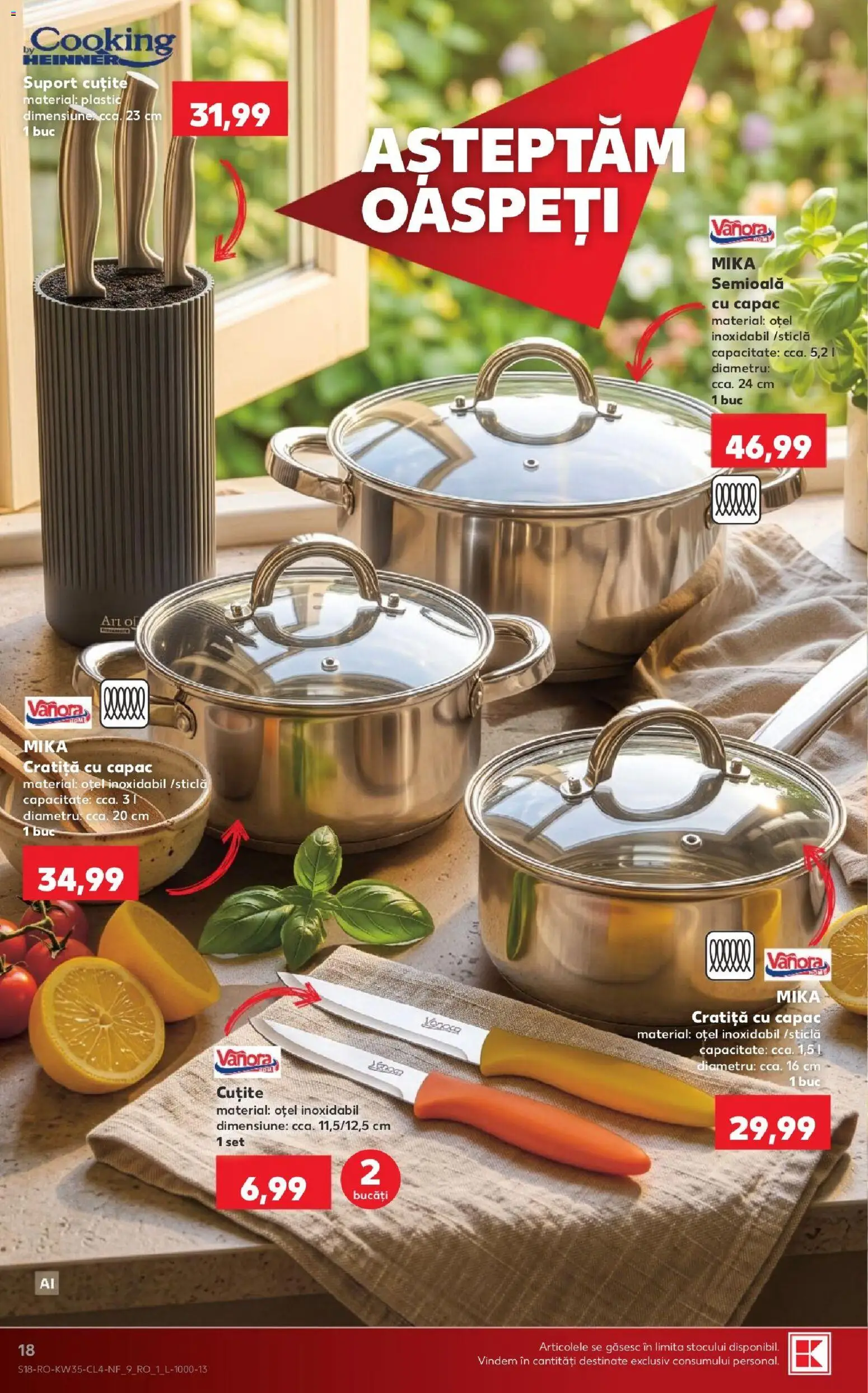 Catalog Kaufland 26 - 31 August 2026 | Pagina 18 | Produse: Cratiță, Suport