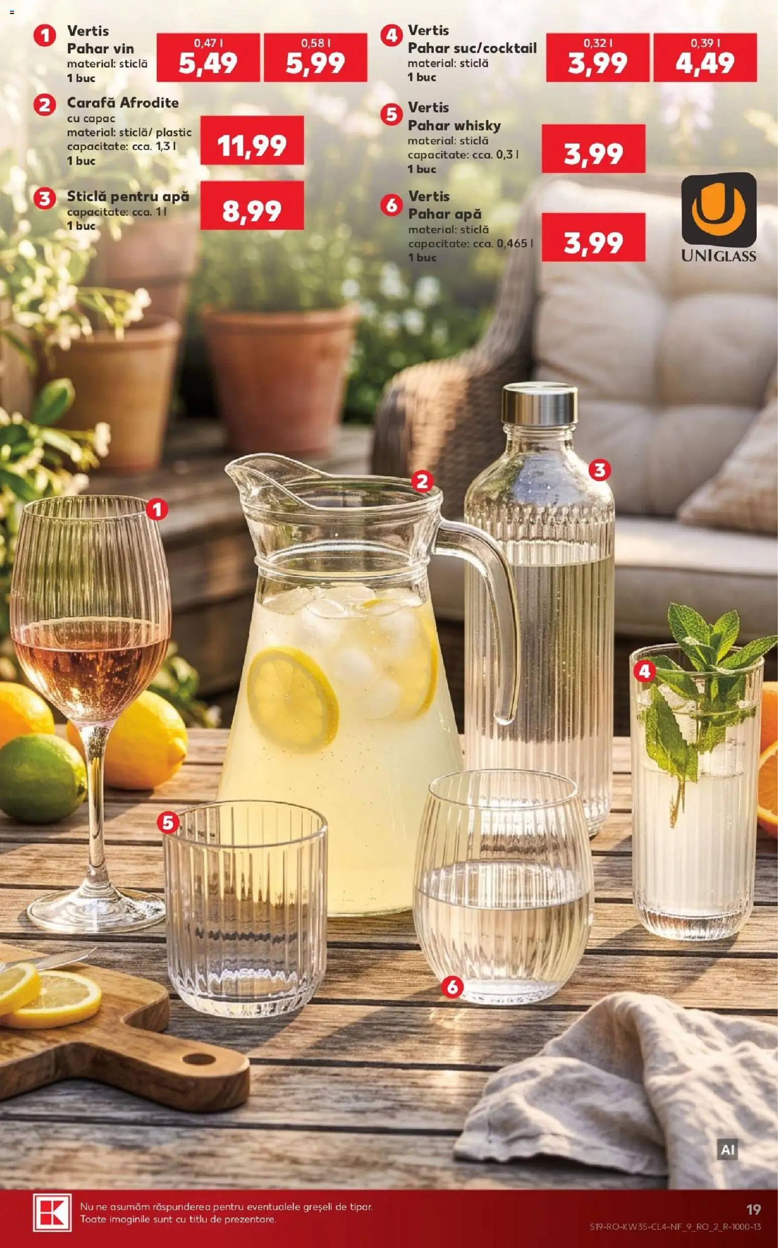 Catalog Kaufland 26 - 31 August 2026 | Pagina 19 | Produse: Carafă, Vin, Apă