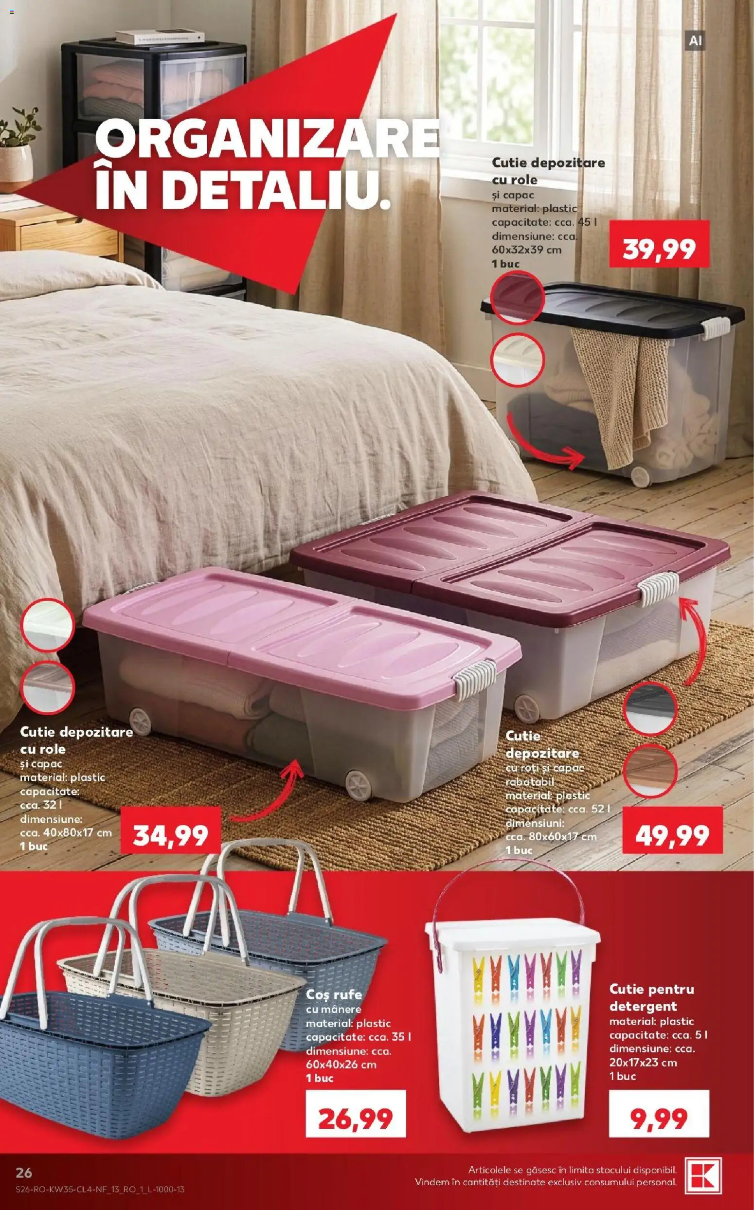 Catalog Kaufland 26 - 31 August 2026 | Pagina 26 | Produse: Mânere, Role, Cutie, Detergent
