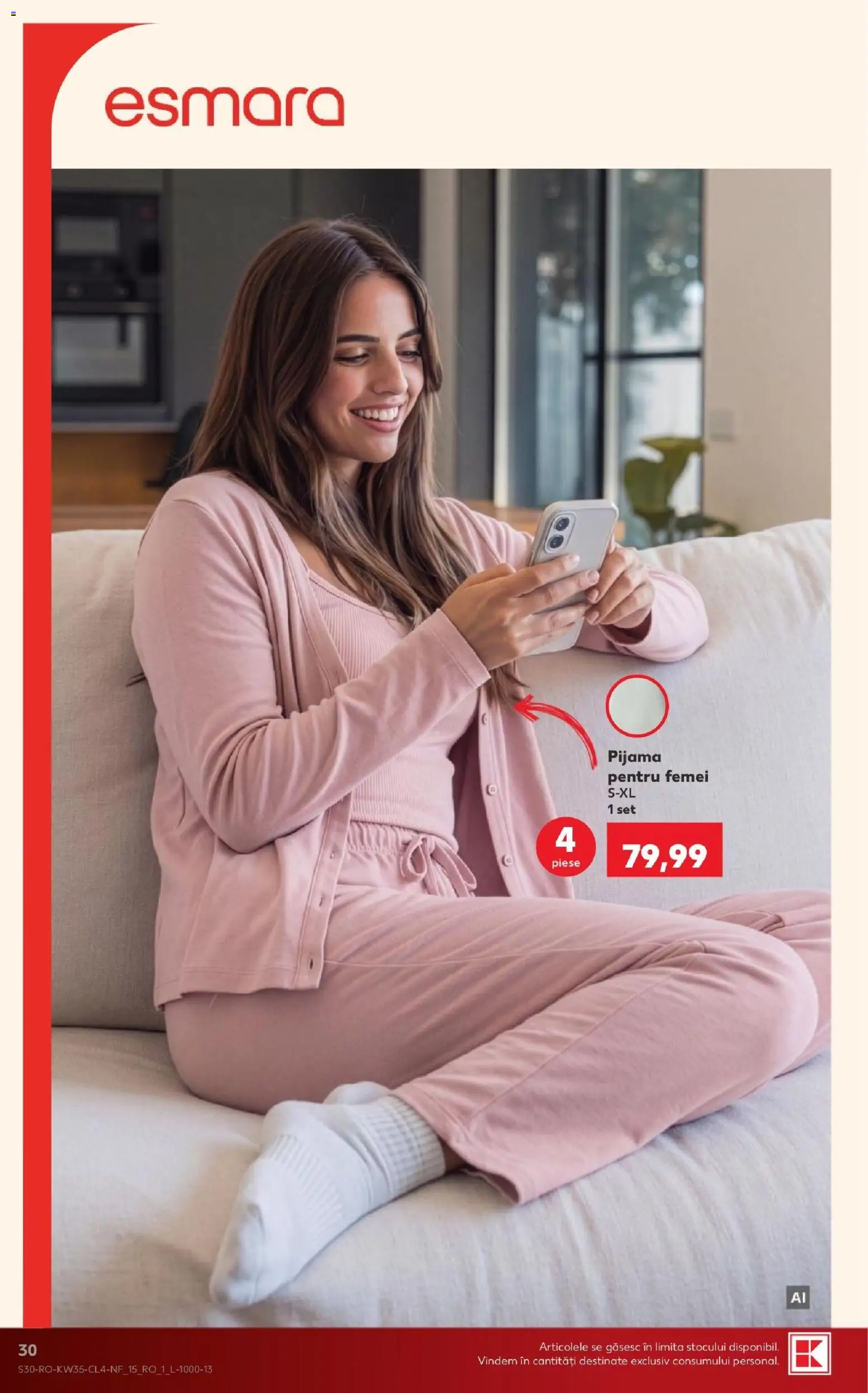 Catalog Kaufland 26 - 31 August 2026 | Pagina 30 | Produse: Pijamă