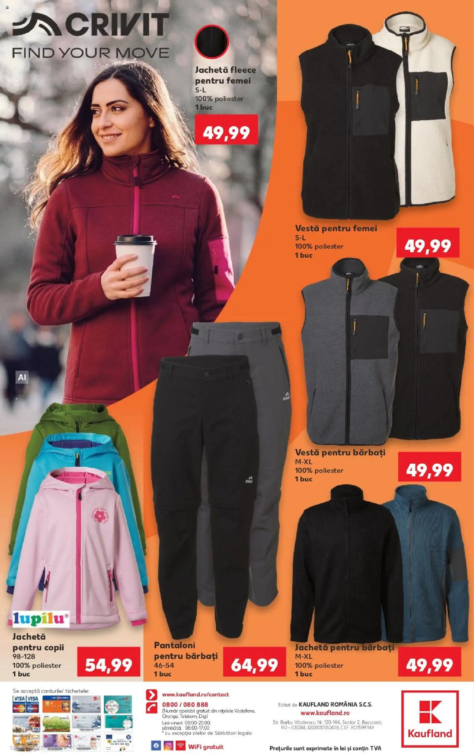 Catalog Kaufland 26 - 31 August 2026 | Pagina 32 | Produse: Jachetă, Vestă, Pantaloni