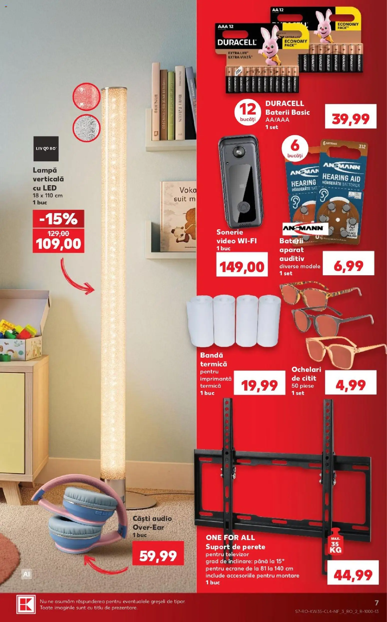 Catalog Kaufland 26 - 31 August 2026 | Pagina 7 | Produse: Imprimantă, Televizor, Video, Audio