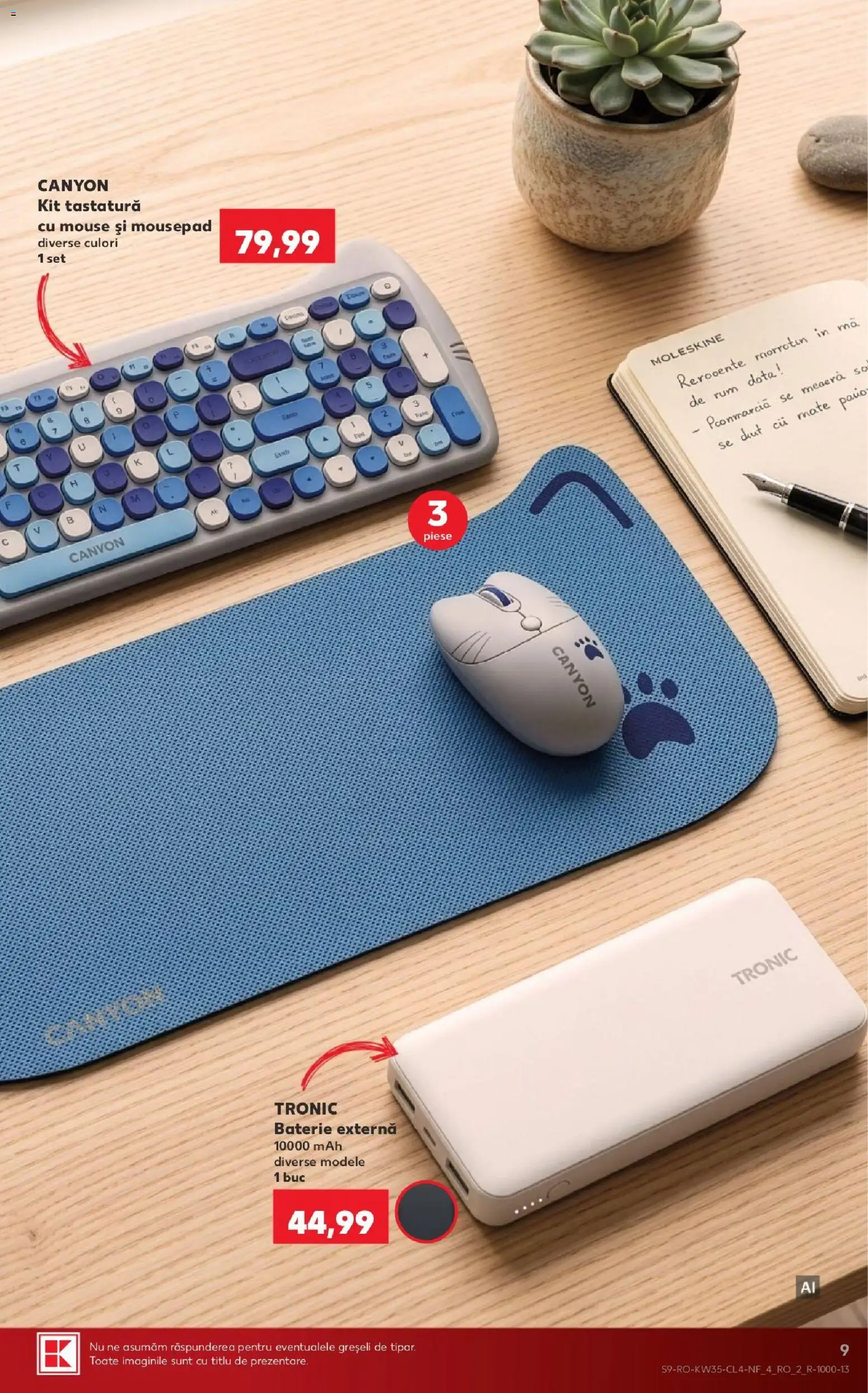 Catalog Kaufland 26 - 31 August 2026 | Pagina 9 | Produse: Mouse, Tastatură, Baterie