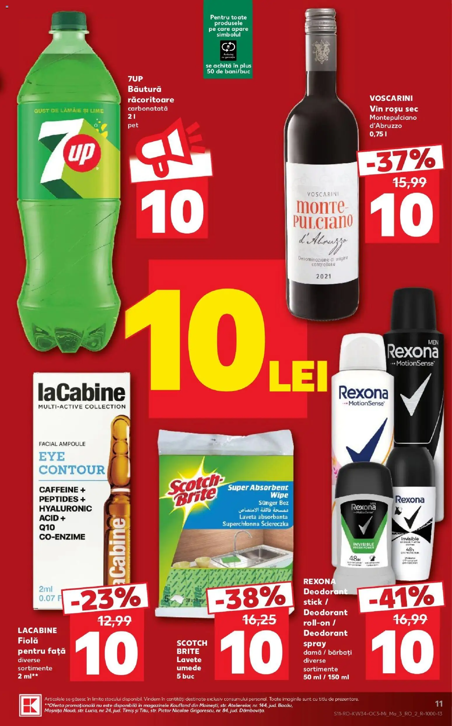 Catalog Kaufland 19 - 24 August 2026 | Pagina 11 | Produse: Lime, Rexona, Vin rosu, Lămâie