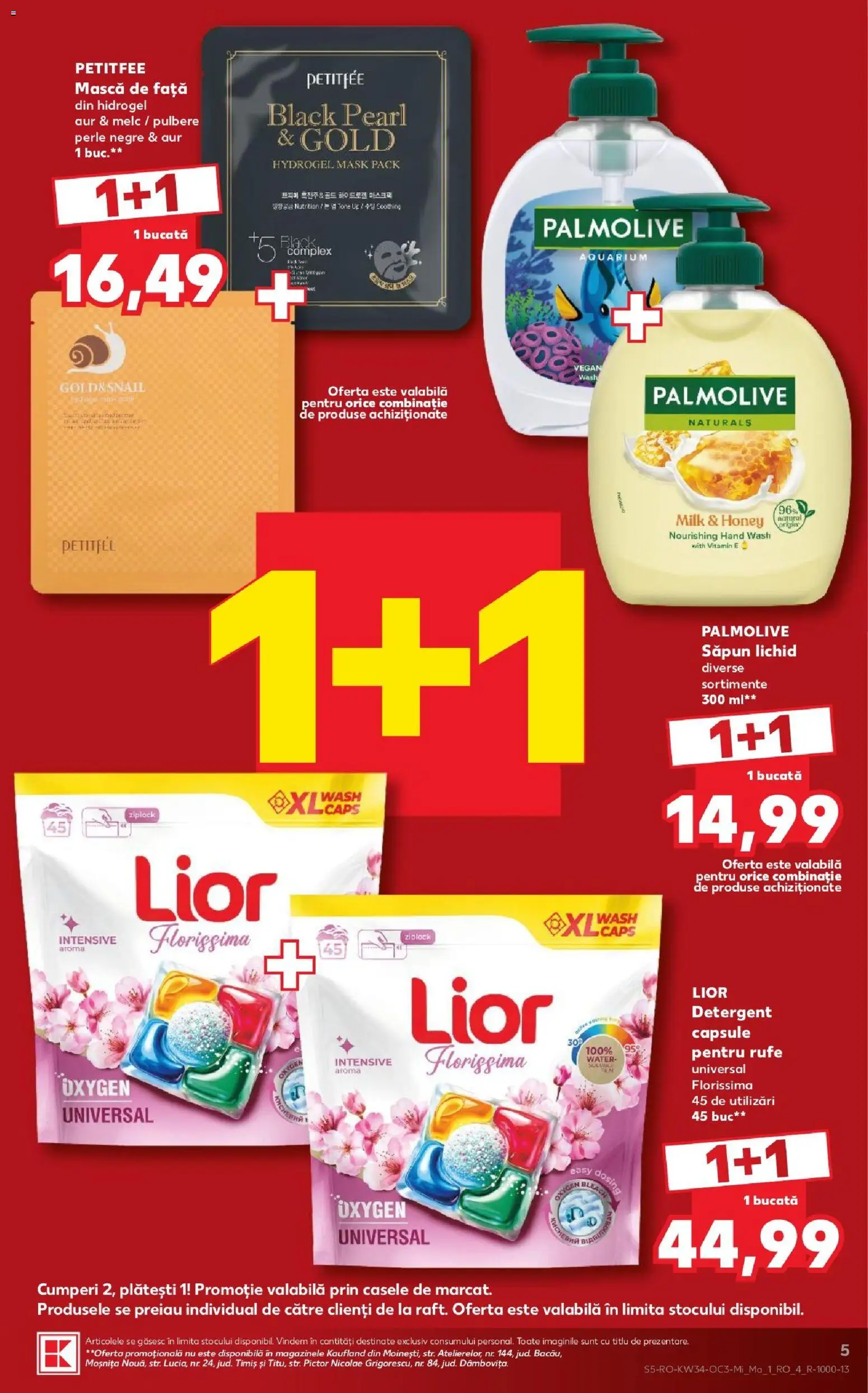 Catalog Kaufland 19 - 24 August 2026 | Pagina 5 | Produse: Detergent Capsule, Săpun, Săpun lichid, Black