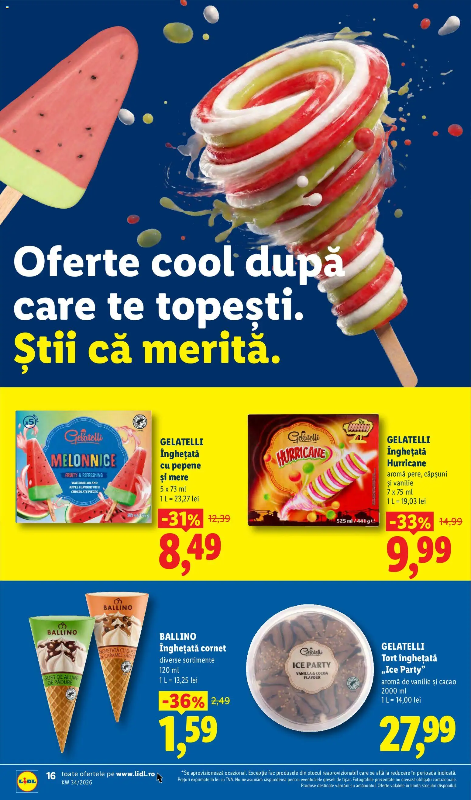 Catalog LIDL 17 - 22 August 2026 | Pagina 16 | Produse: Tort, Apple, Căpșuni, Cacao