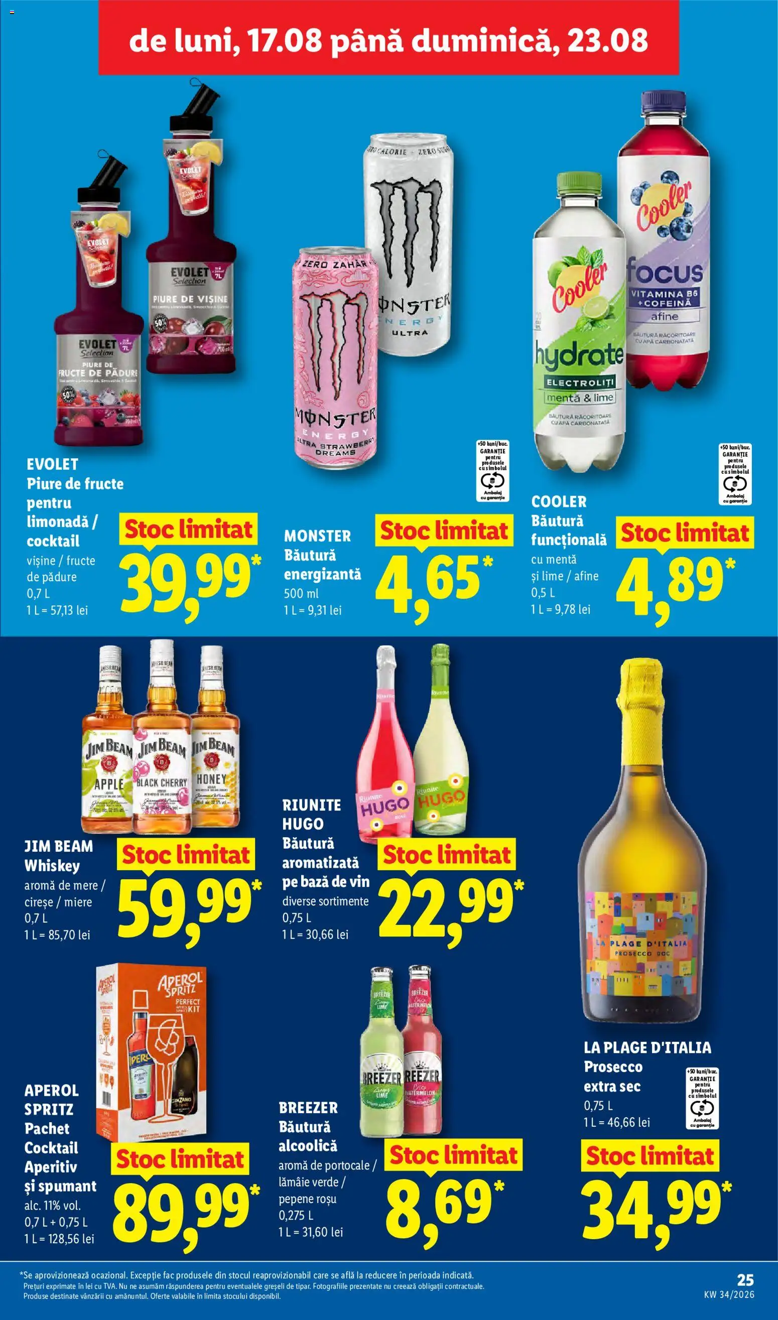 Catalog LIDL 17 - 22 August 2026 | Pagina 25 | Produse: Afine, Whiskey, Apă, Hugo