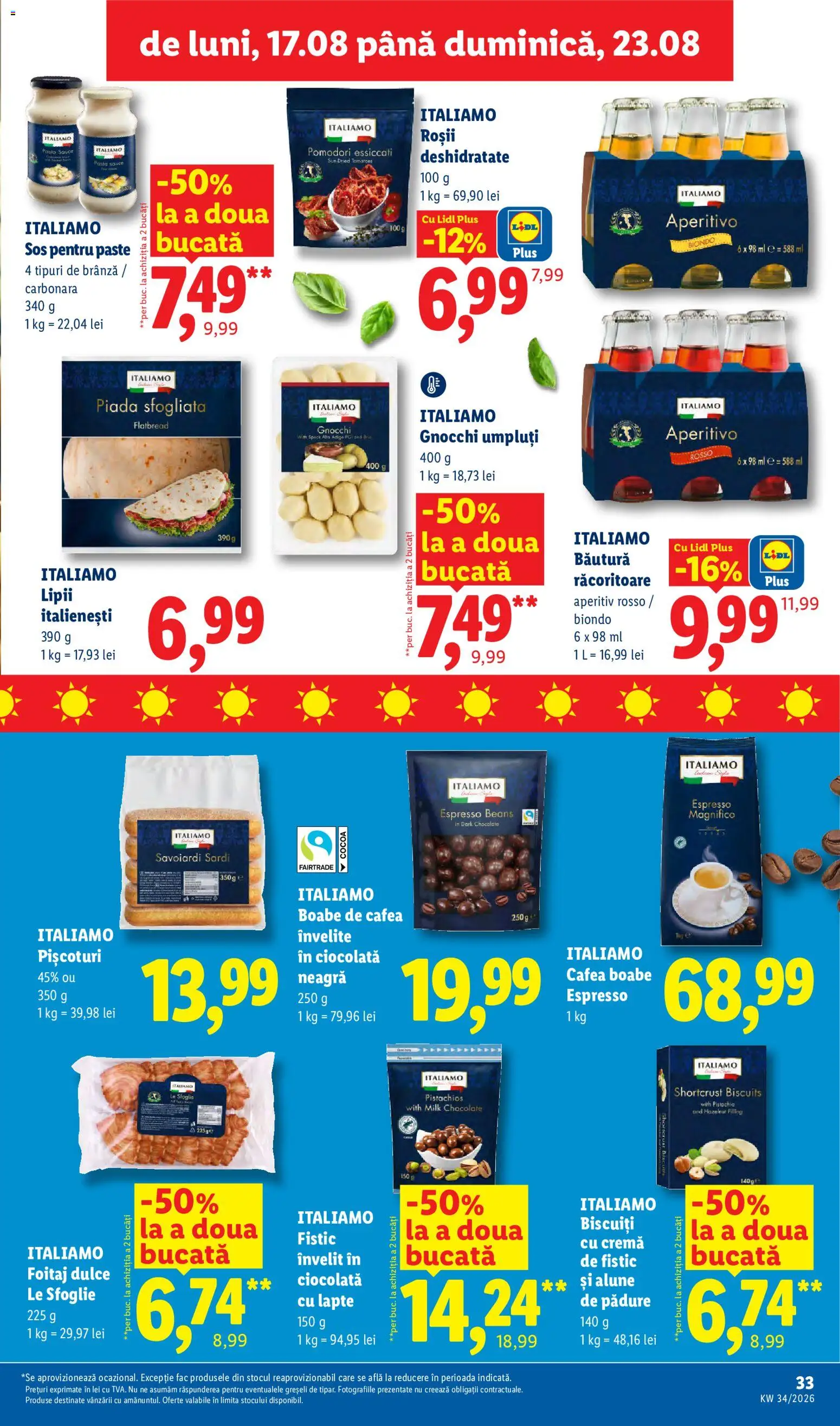 Catalog LIDL 17 - 22 August 2026 | Pagina 33 | Produse: Alune, Cafea, Biscuiți, Alune de pădure