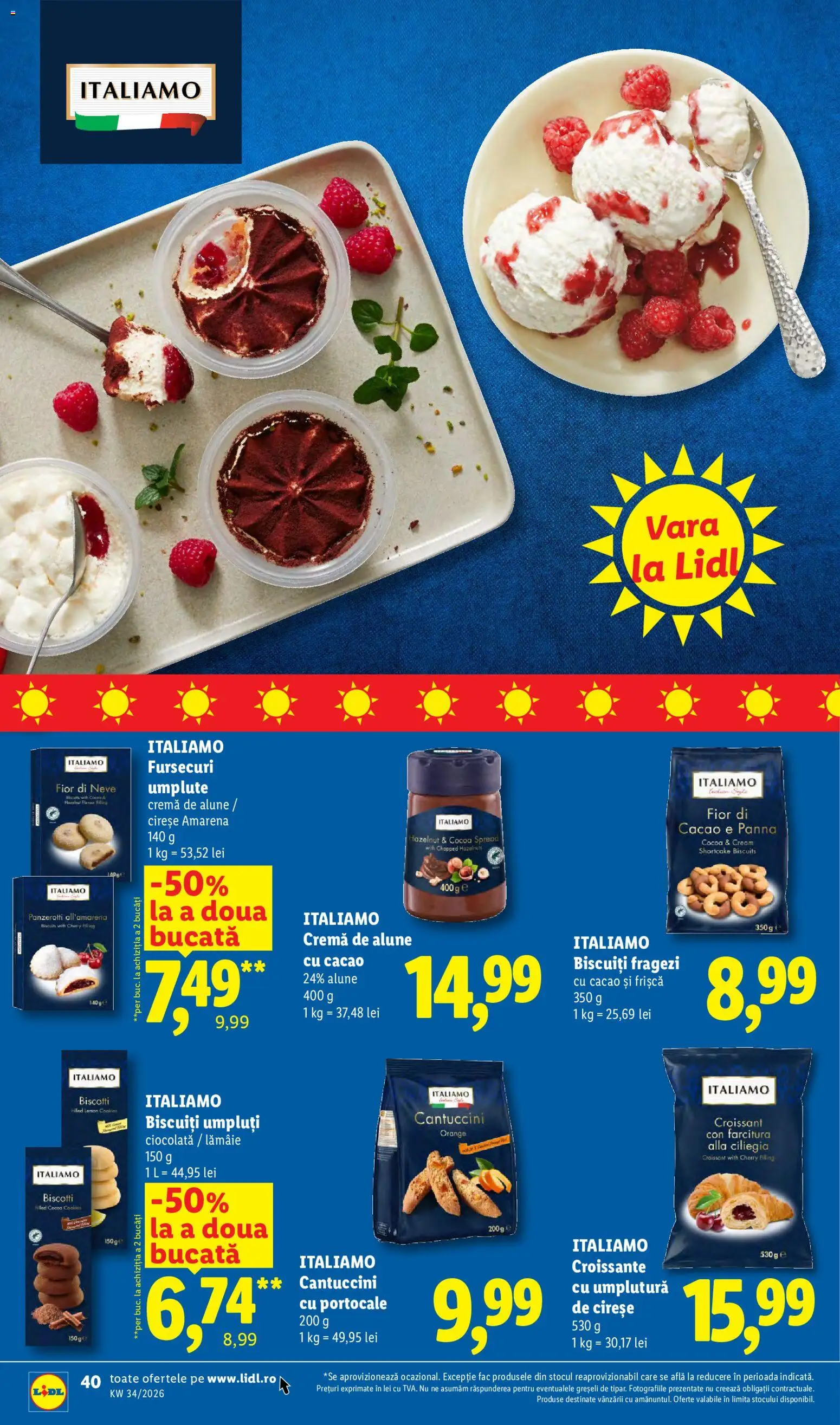 Catalog LIDL 17 - 22 August 2026 | Pagina 40 | Produse: Croissant, Portocale, Frișcă, Lămâie
