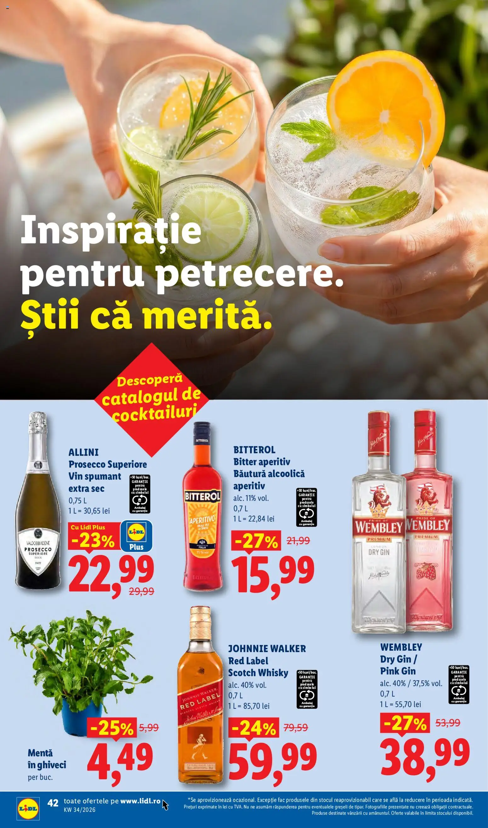 Catalog LIDL 17 - 22 August 2026 | Pagina 42 | Produse: Ghiveci, Vin spumant, Prosecco, Vin